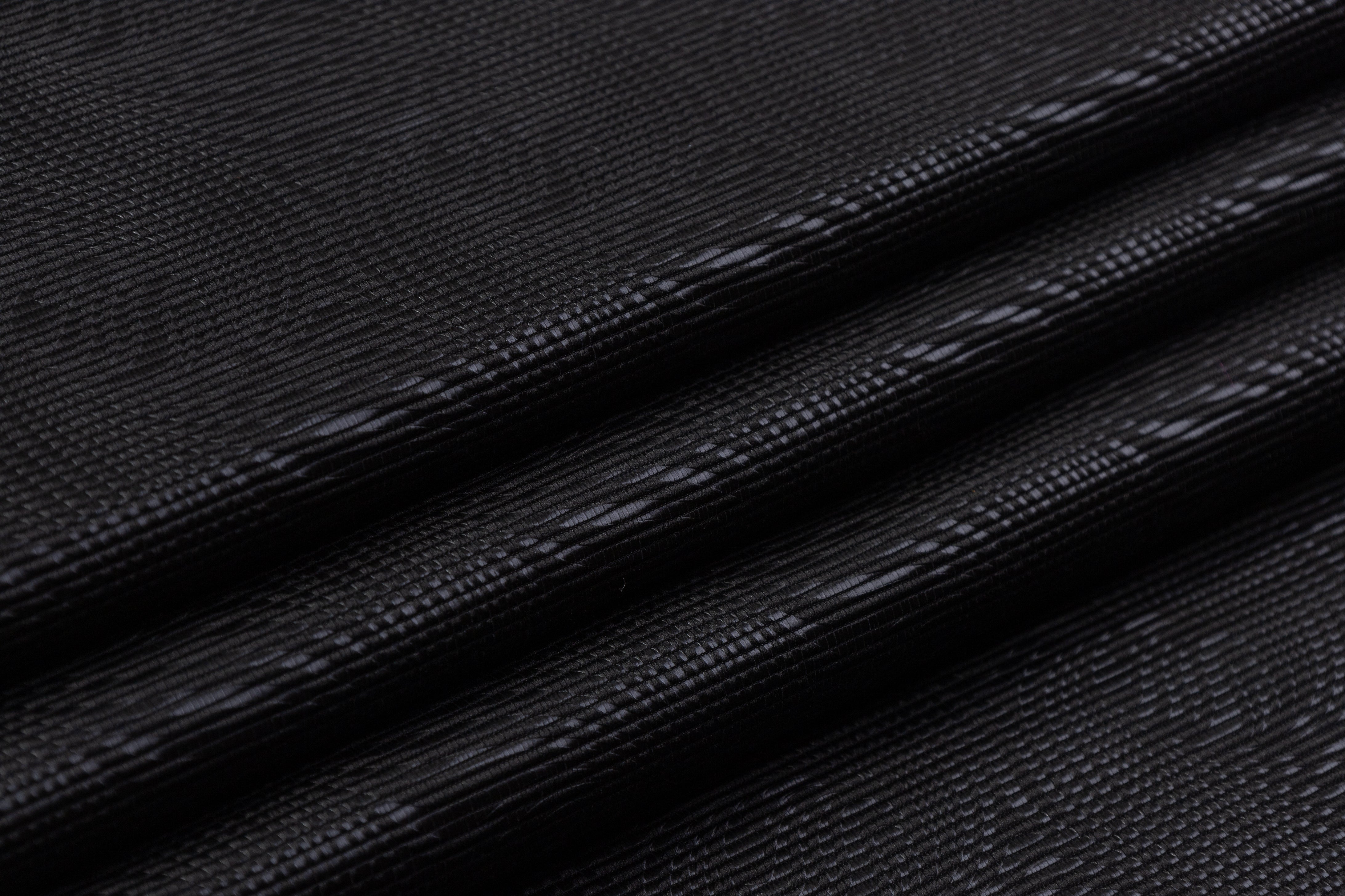 Cotton Blend Italian Moiré - Black