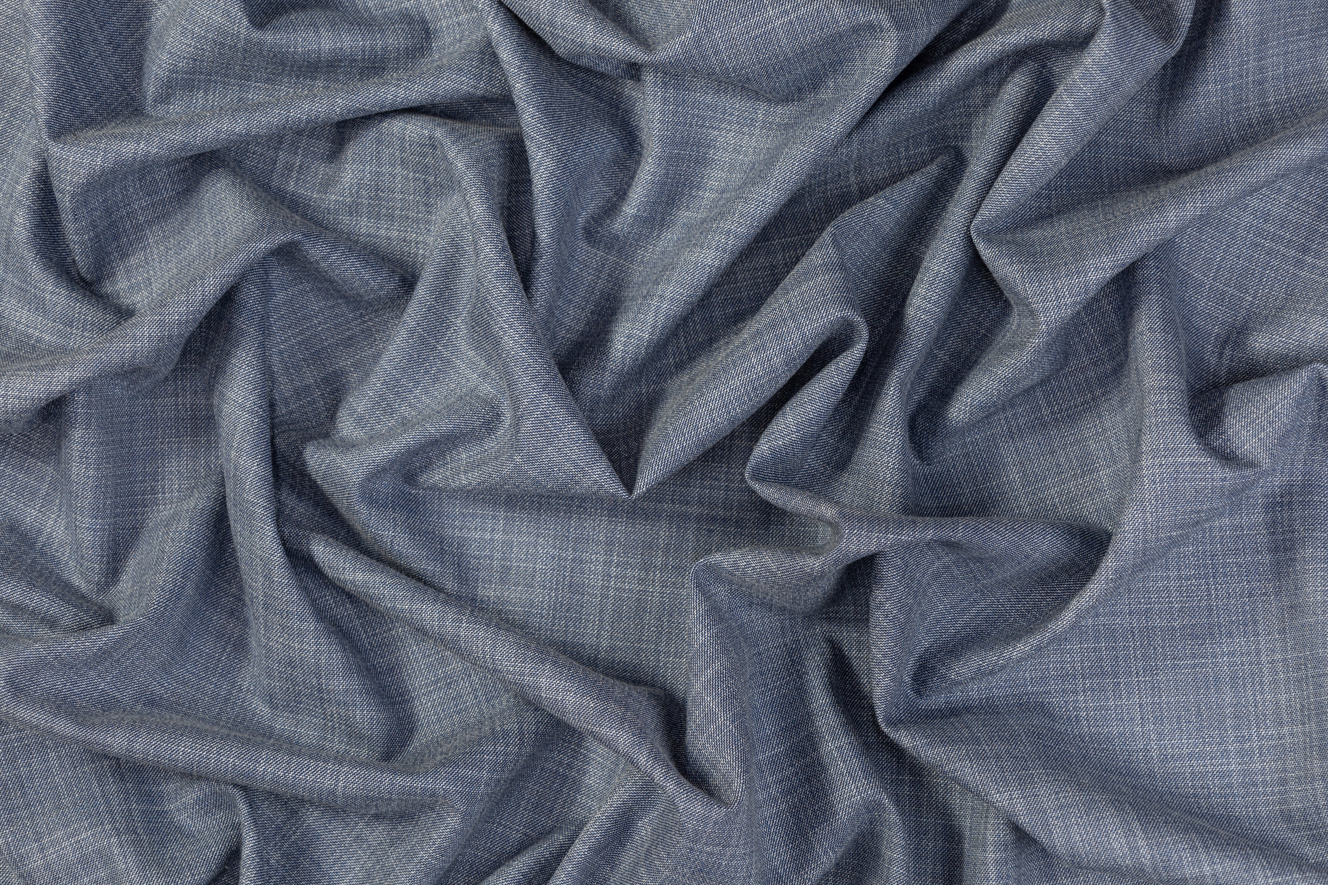 Italian Wool Suiting - Denim Blue