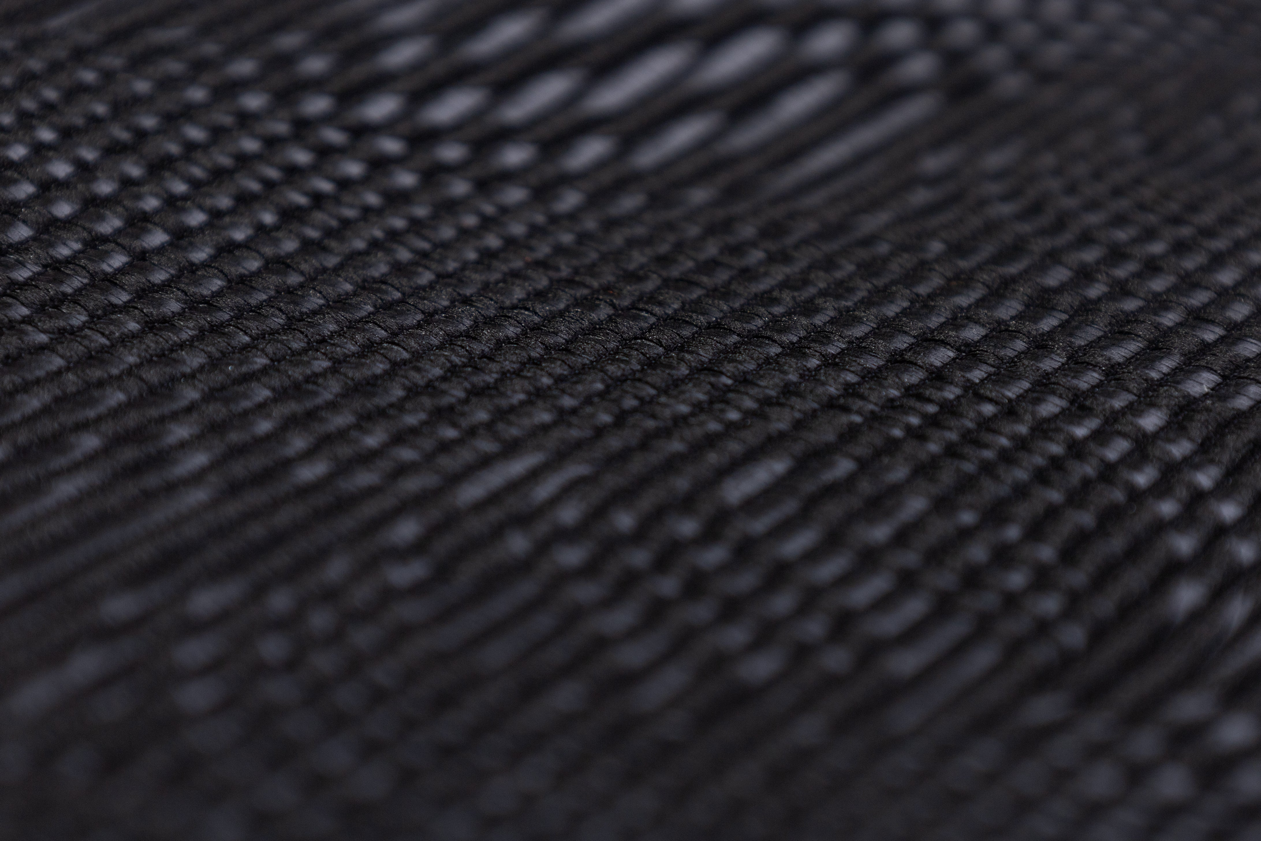 Cotton Blend Italian Moiré - Black