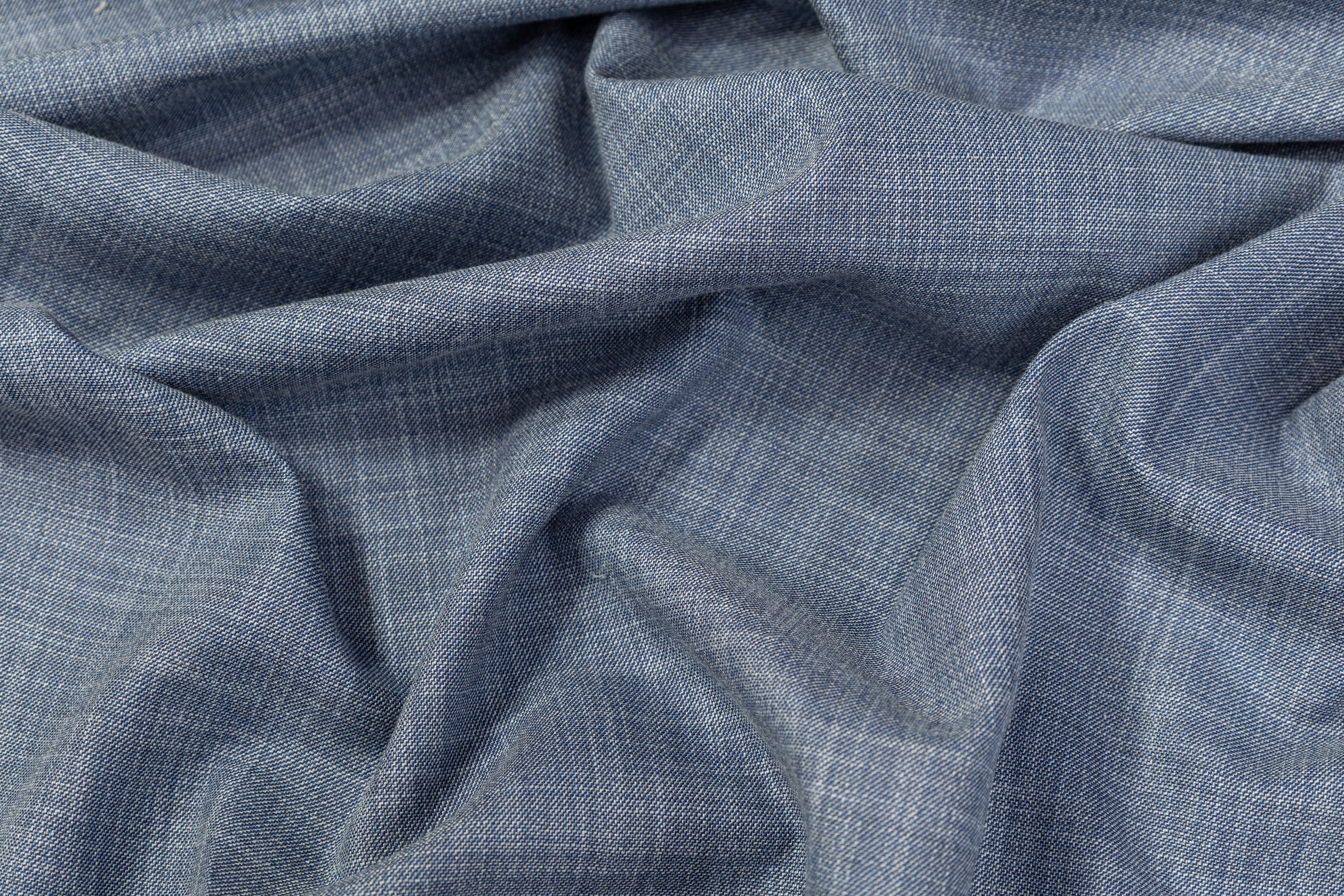 Italian Wool Suiting - Denim Blue