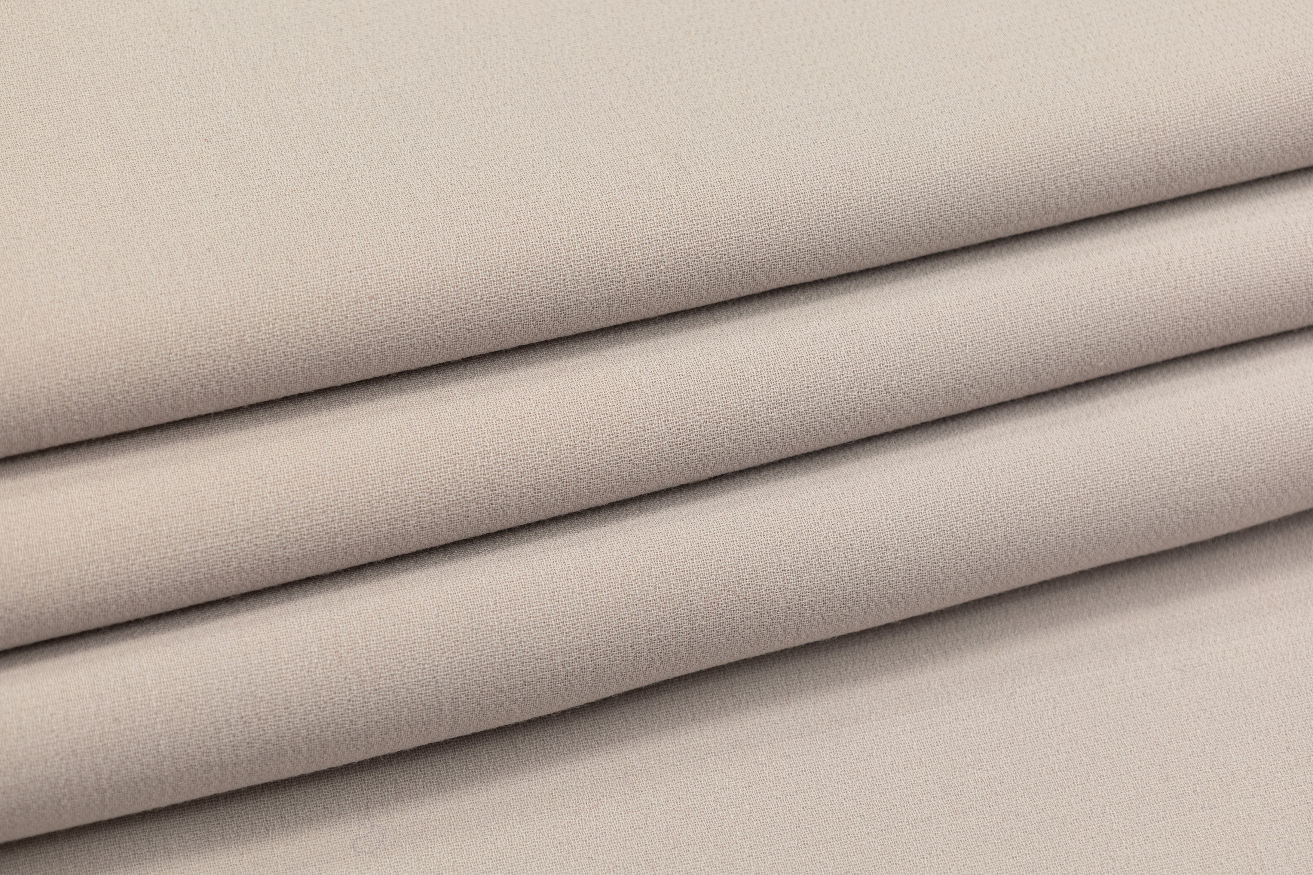 Italian Wool Double Crepe - Gray