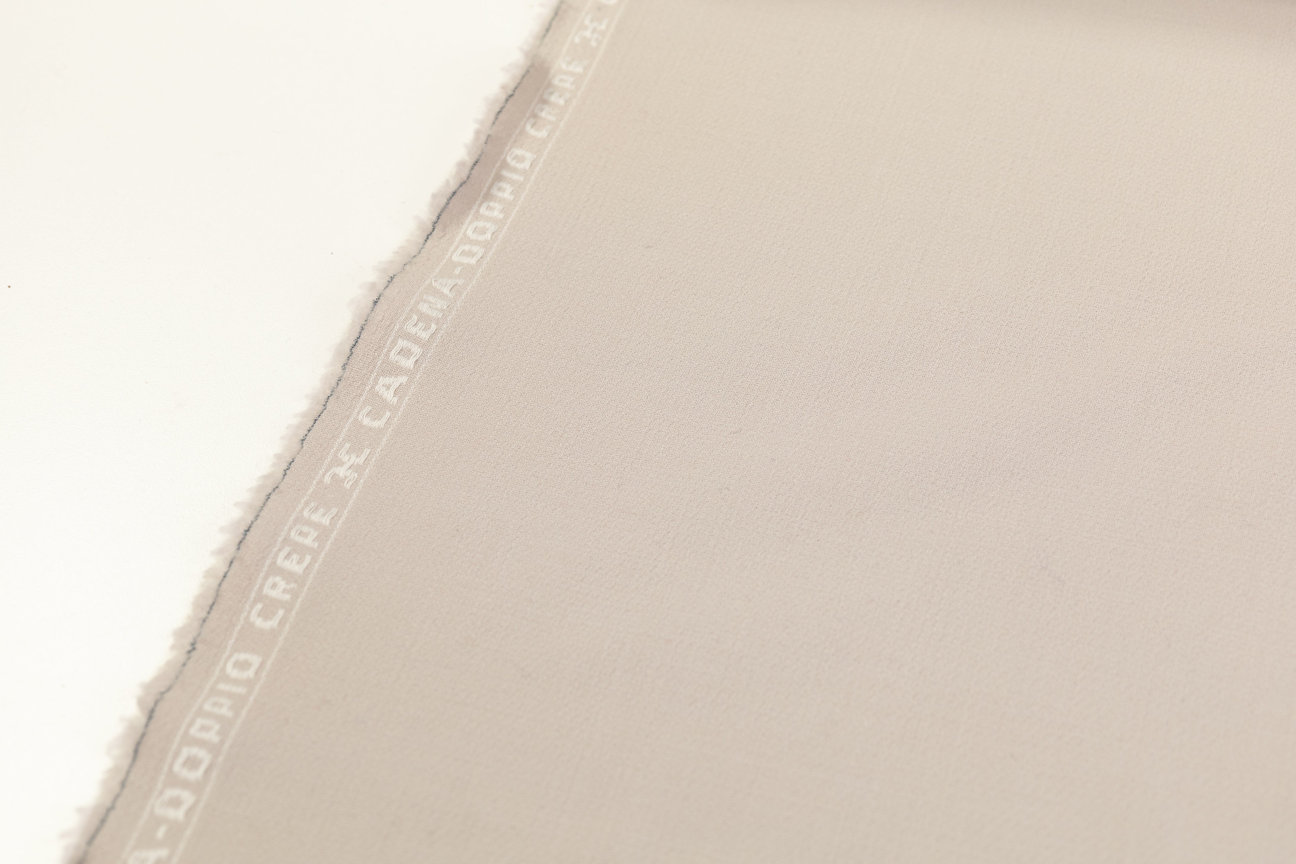 Italian Wool Double Crepe - Gray