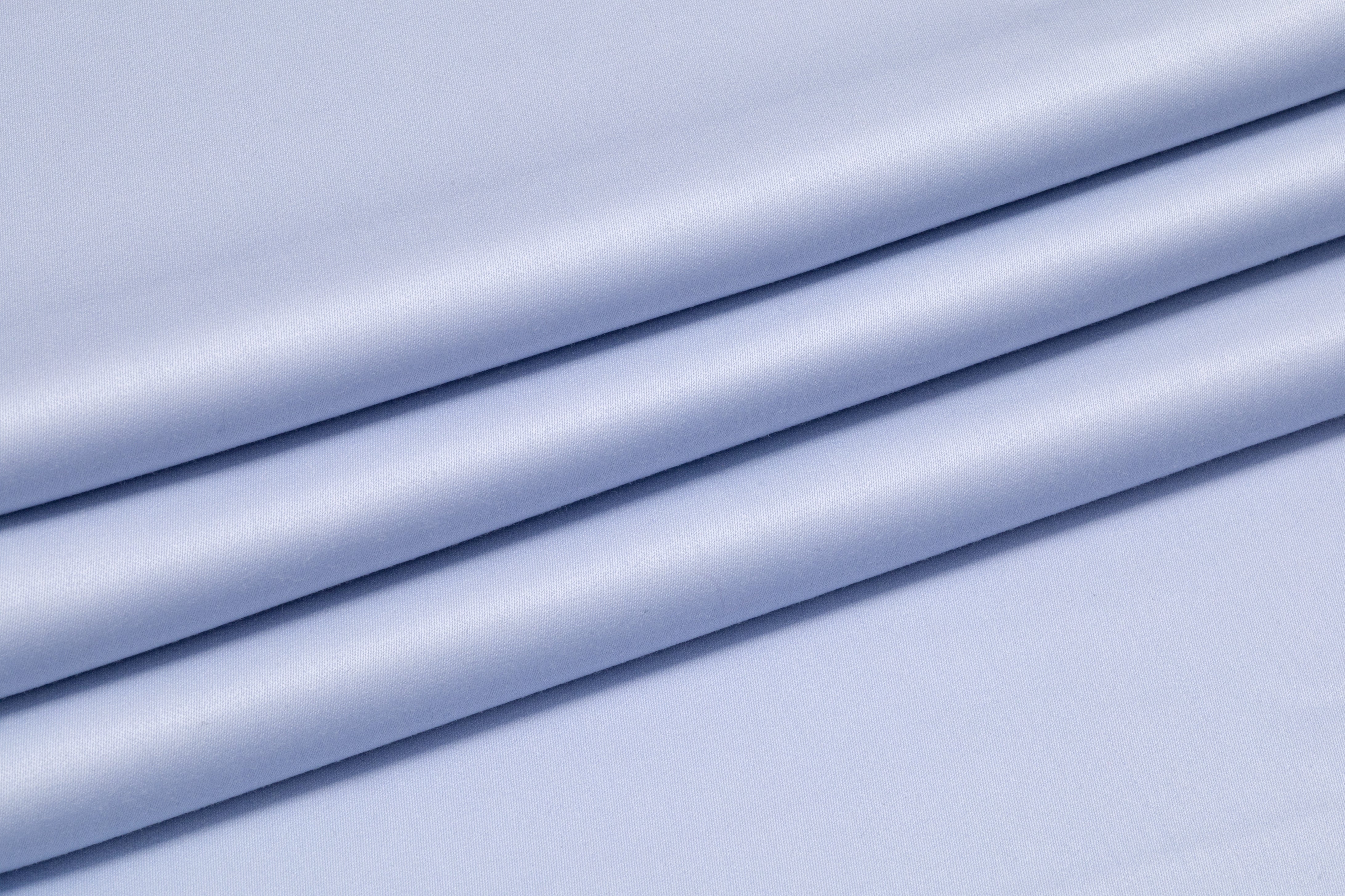 Super 150s Italian Wool Blend Satin Faille Suiting - Carolina Blue