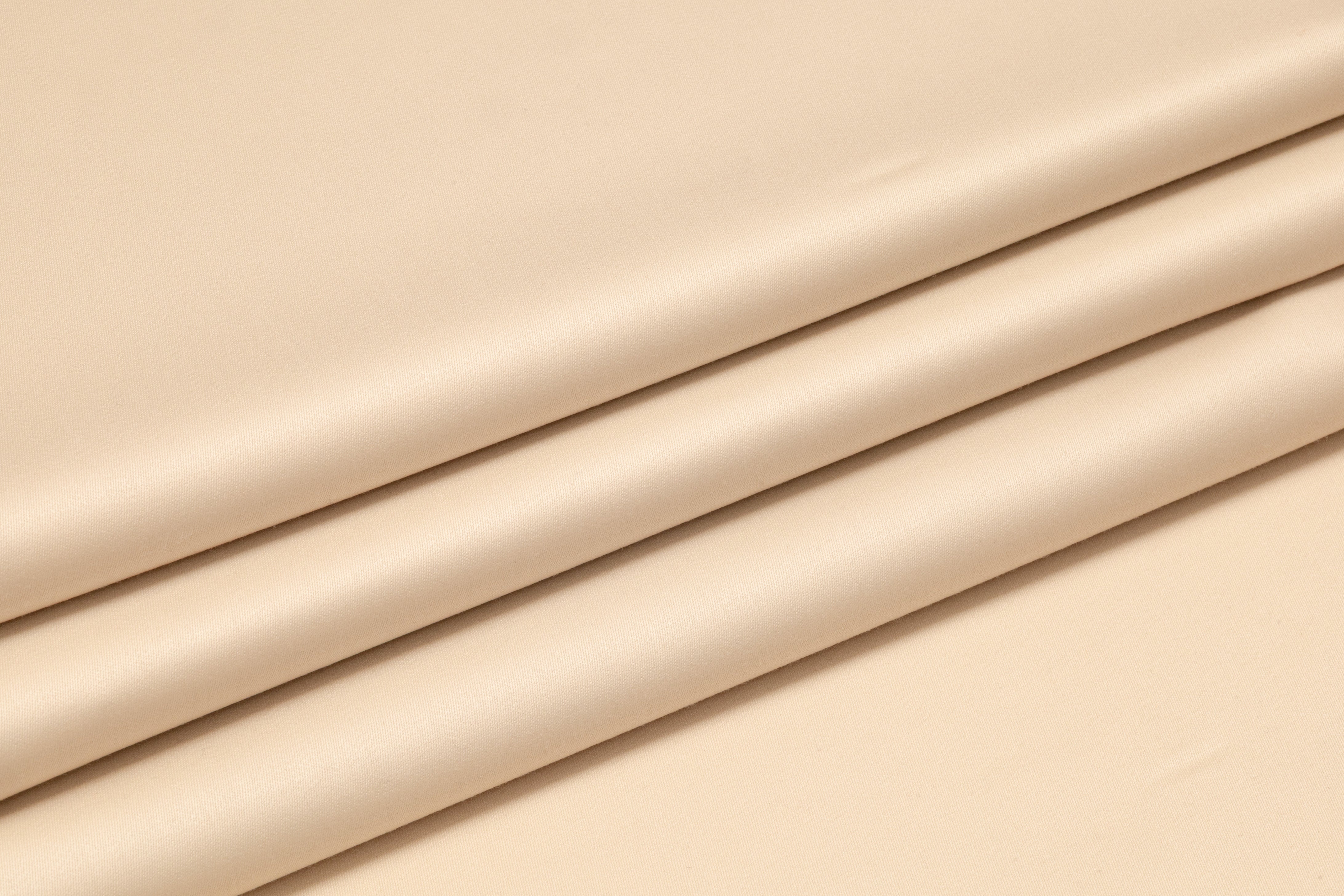Super 150s Italian Wool Blend Satin Faille Suiting - White Sand