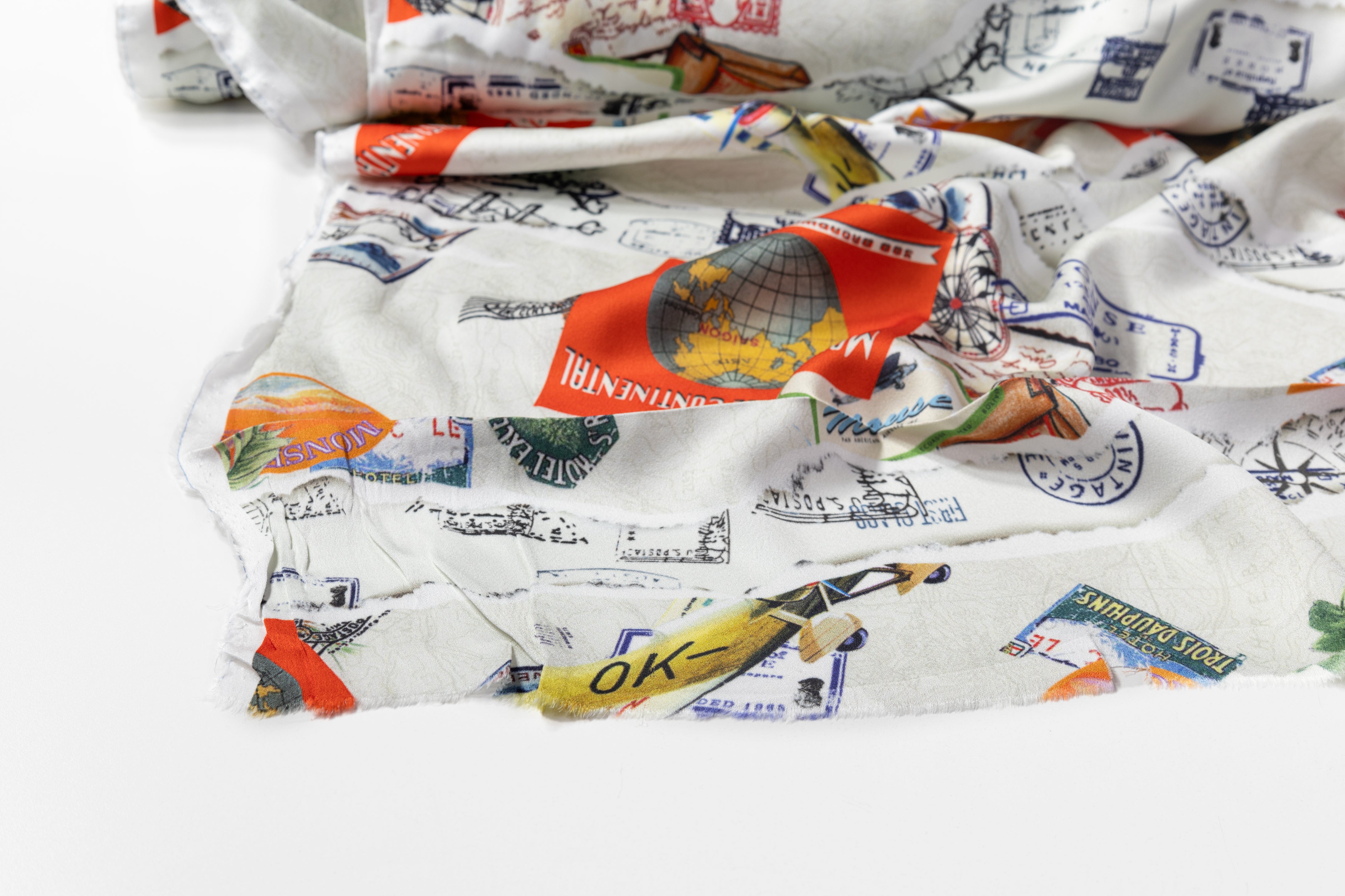 Italian Viscose Crepe Back Satin - Multicolor