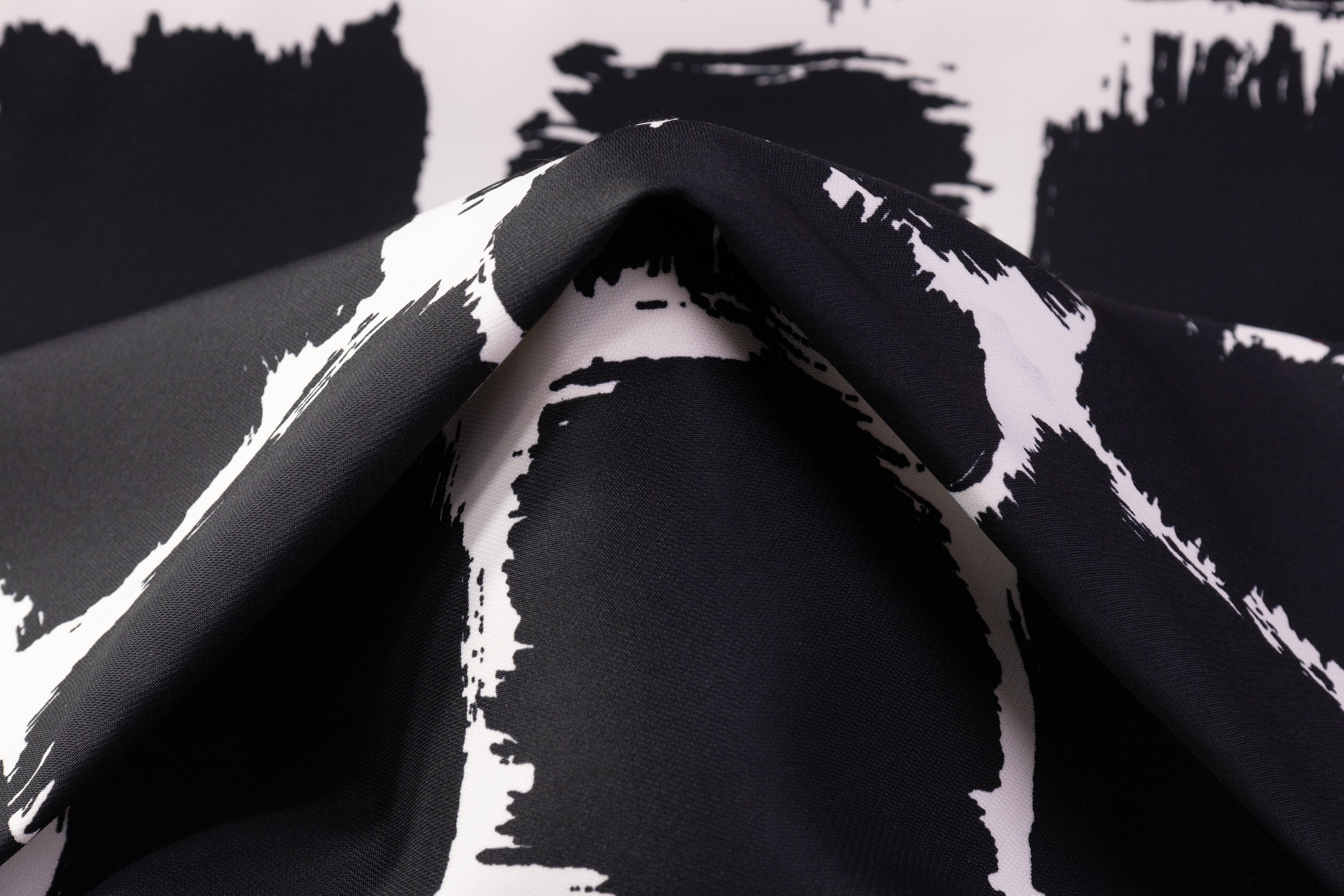 Alexander McQueen - Heavy Italian Mikado - Black / White