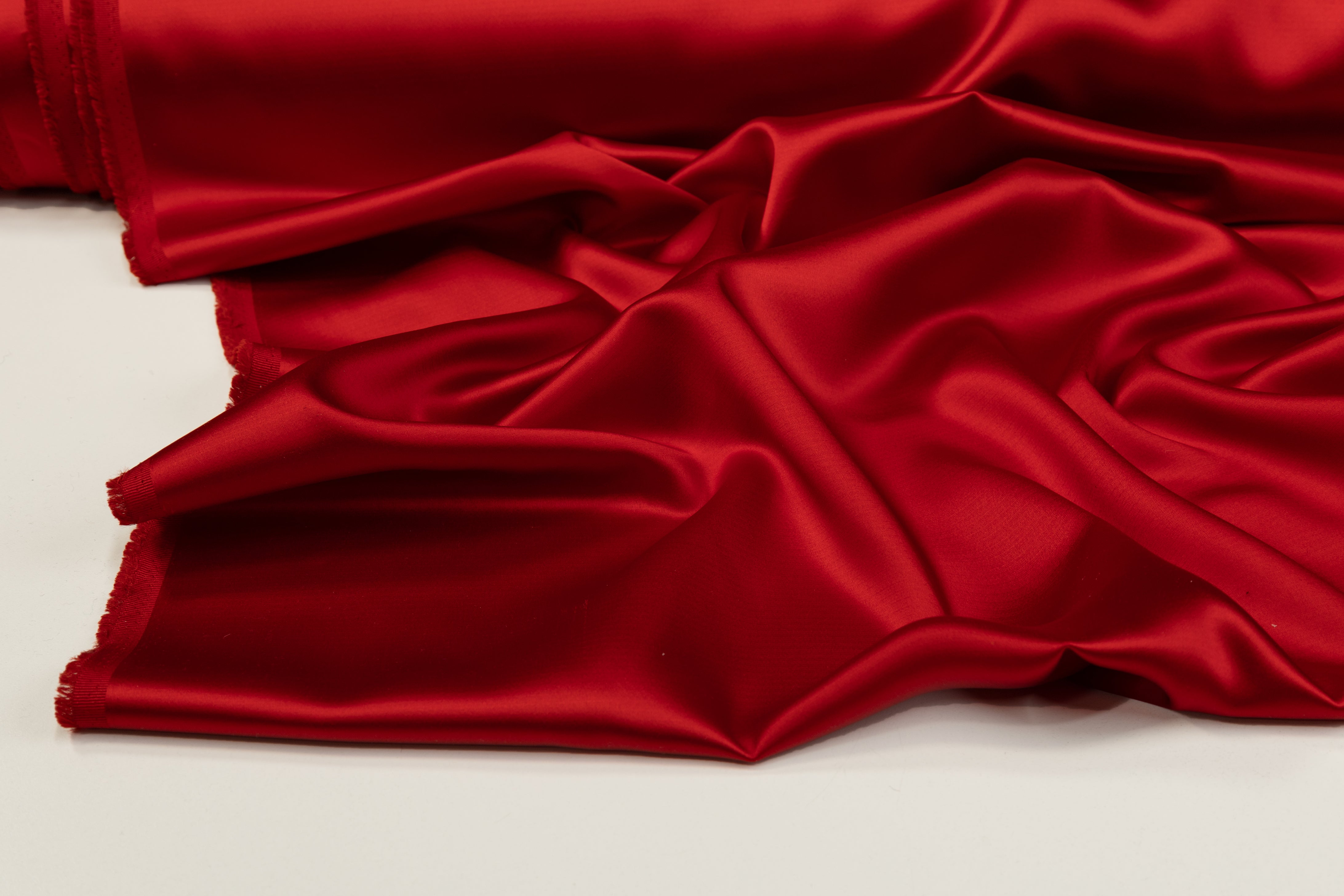 Luxe Italian Satin - Red