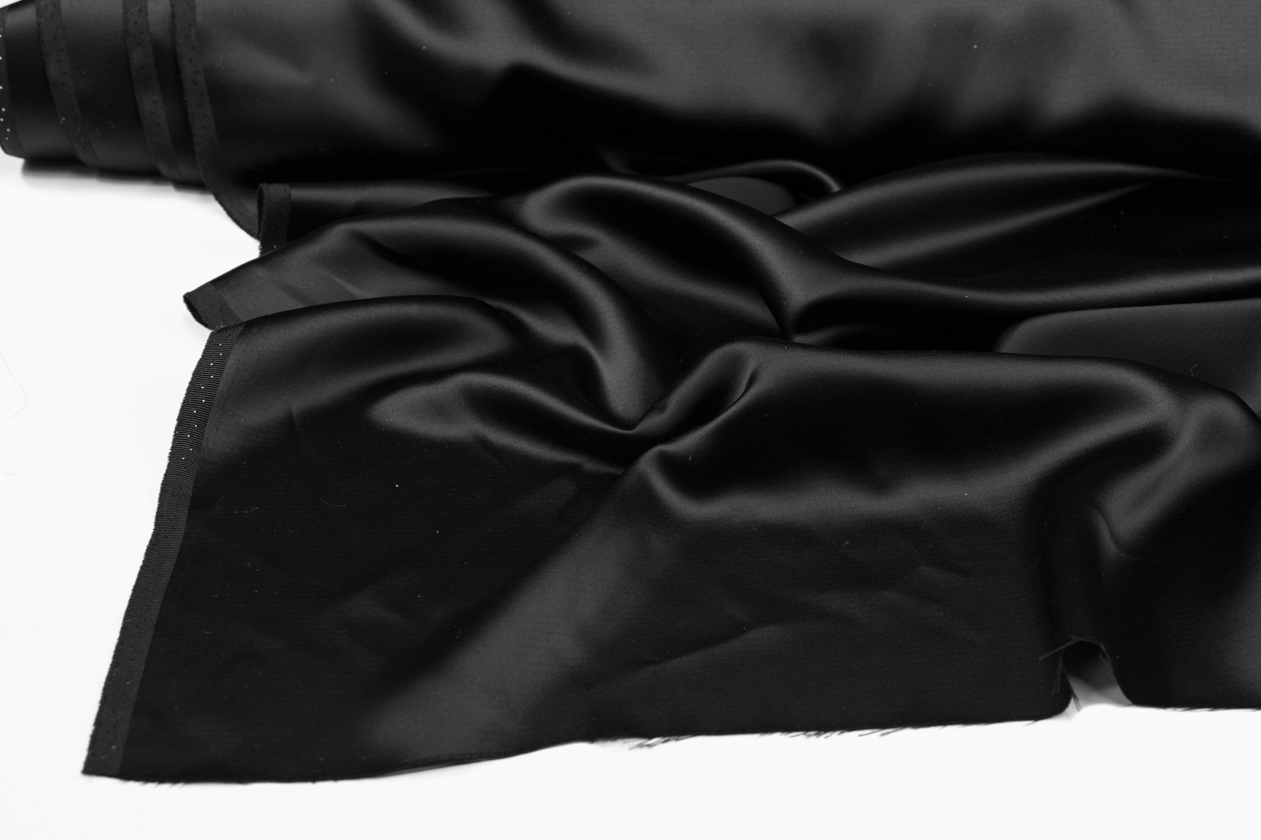 Luxe Italian Satin - Black