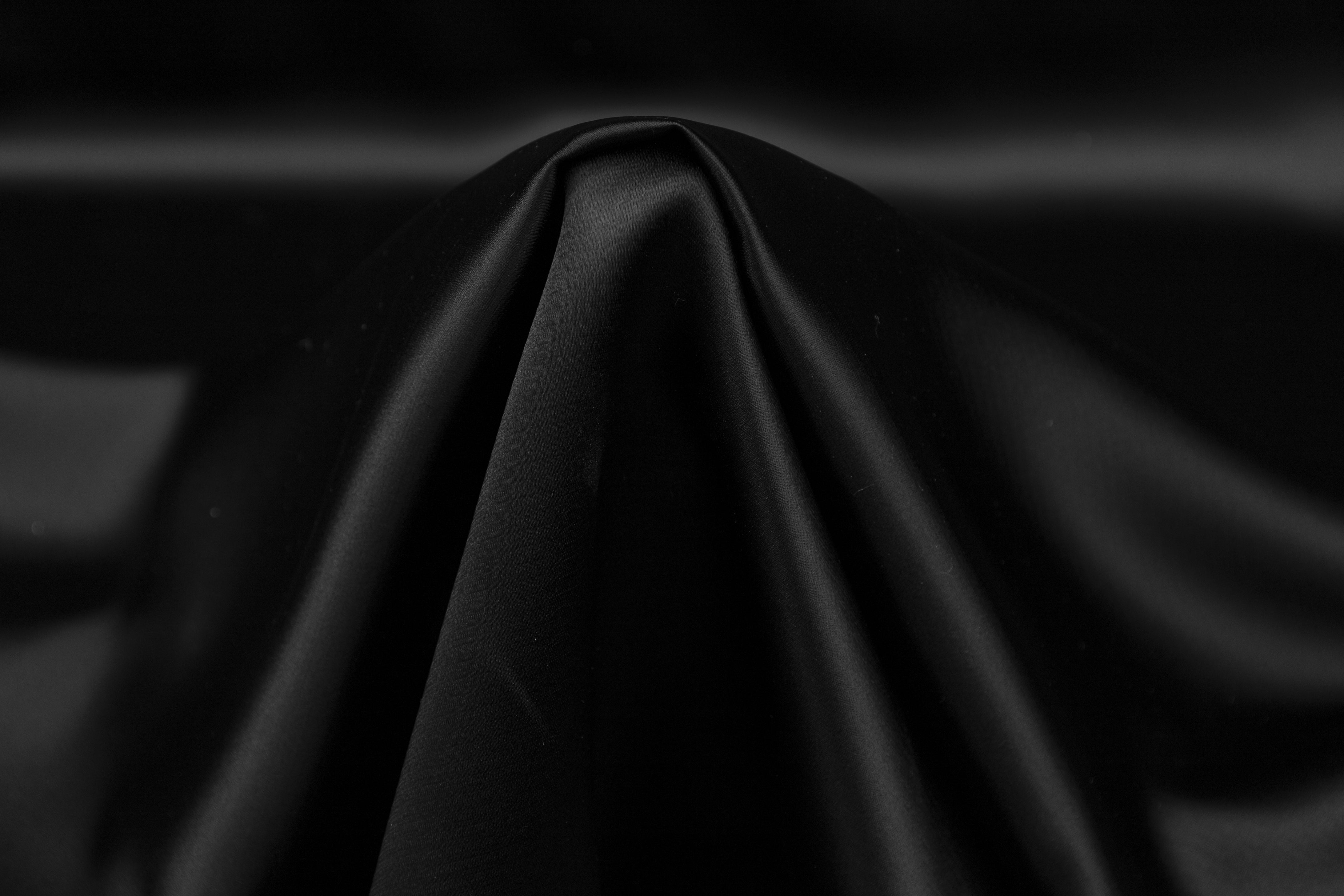 Luxe Italian Satin - Black