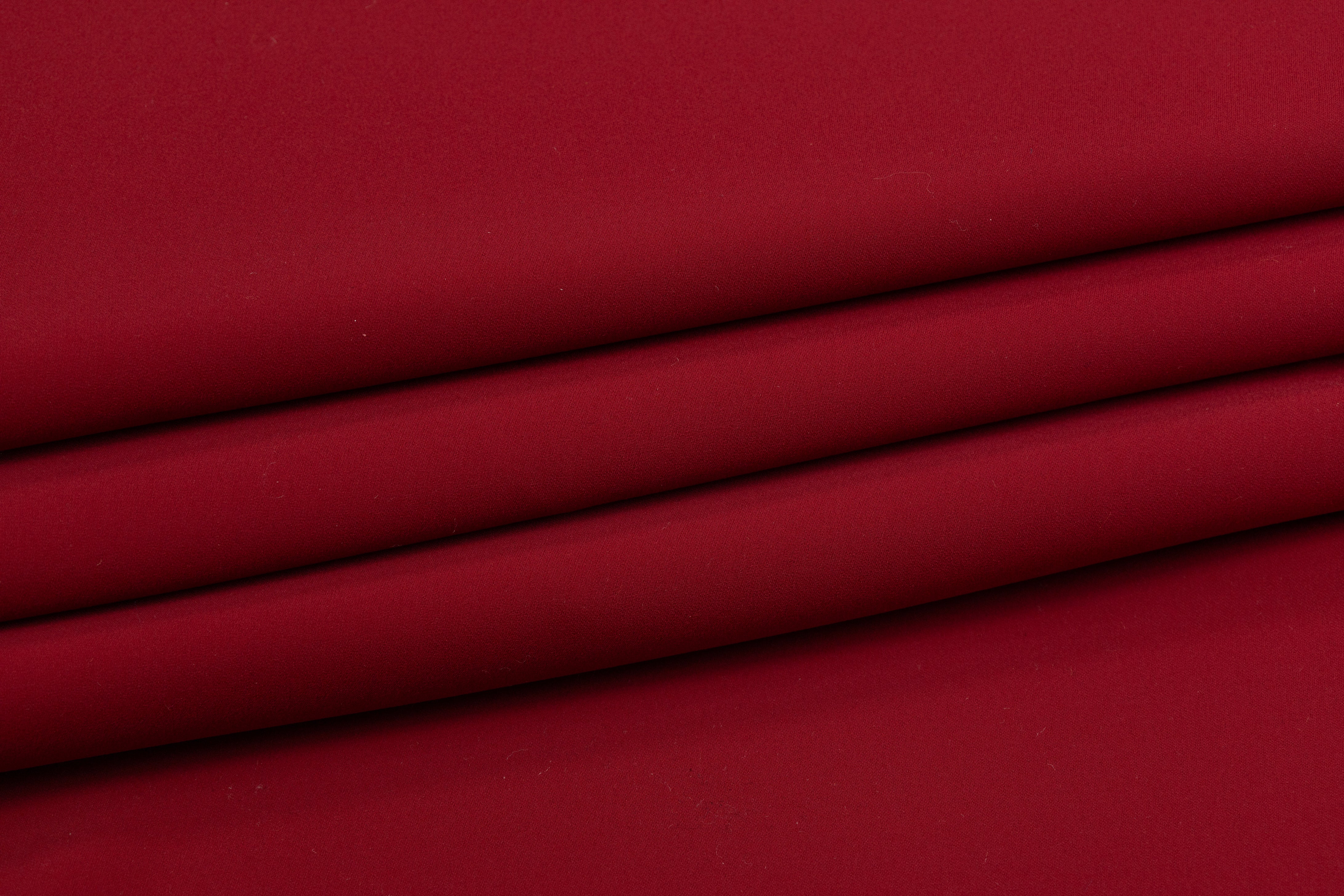 Luxe Italian Crepe - Burgundy