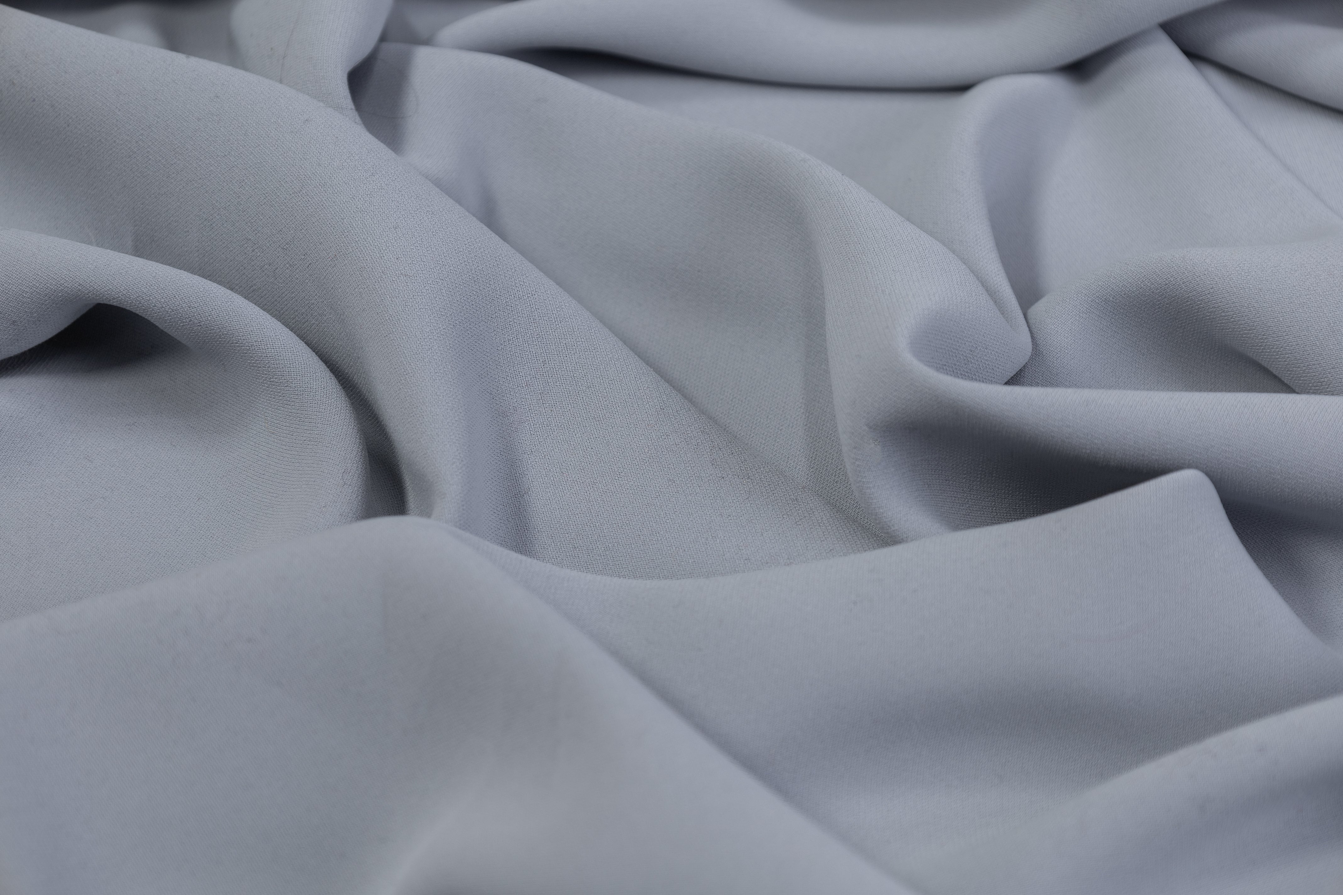 Luxe Italian Crepe - Cool Gray