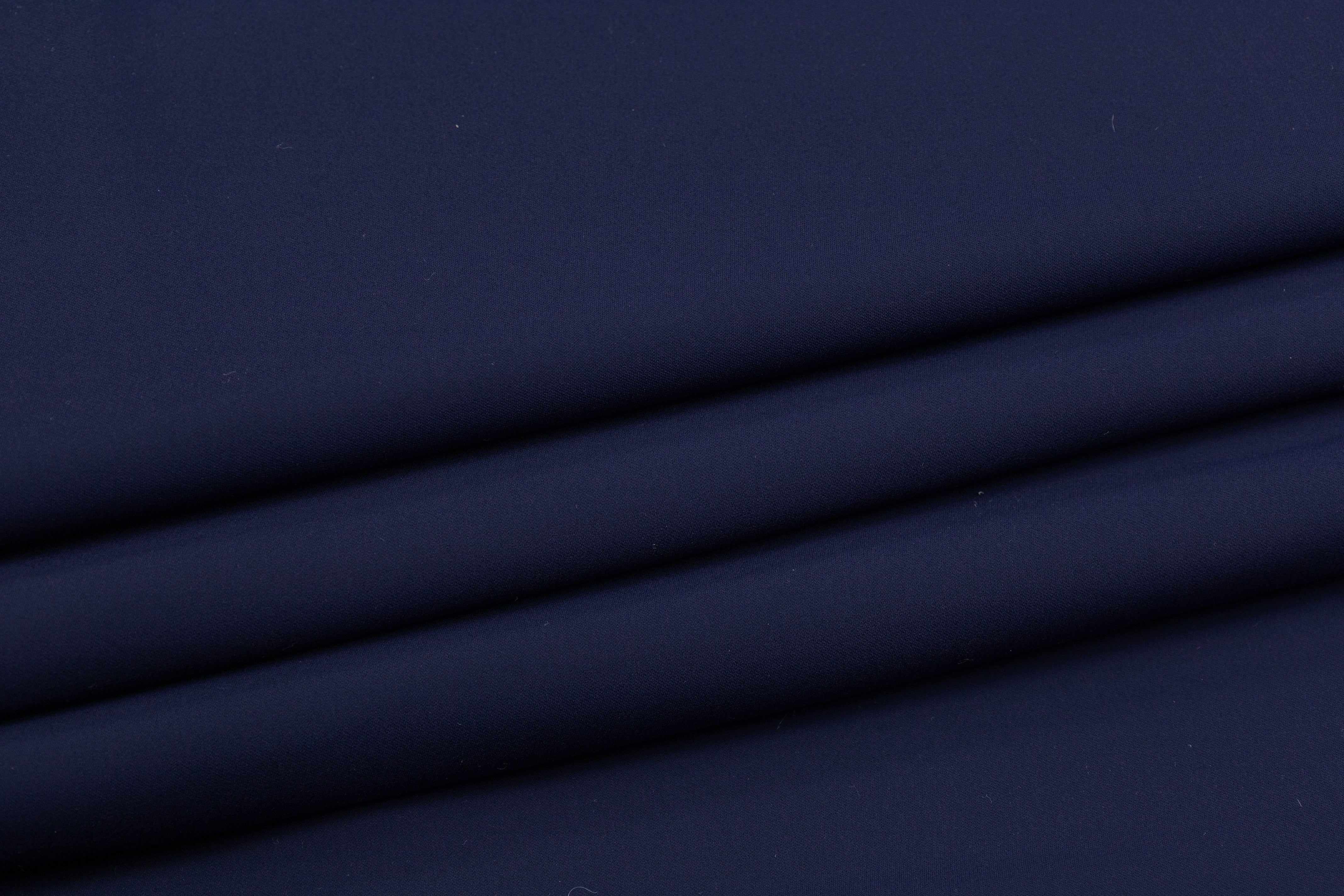 Luxe Italian Crepe - Navy Blue