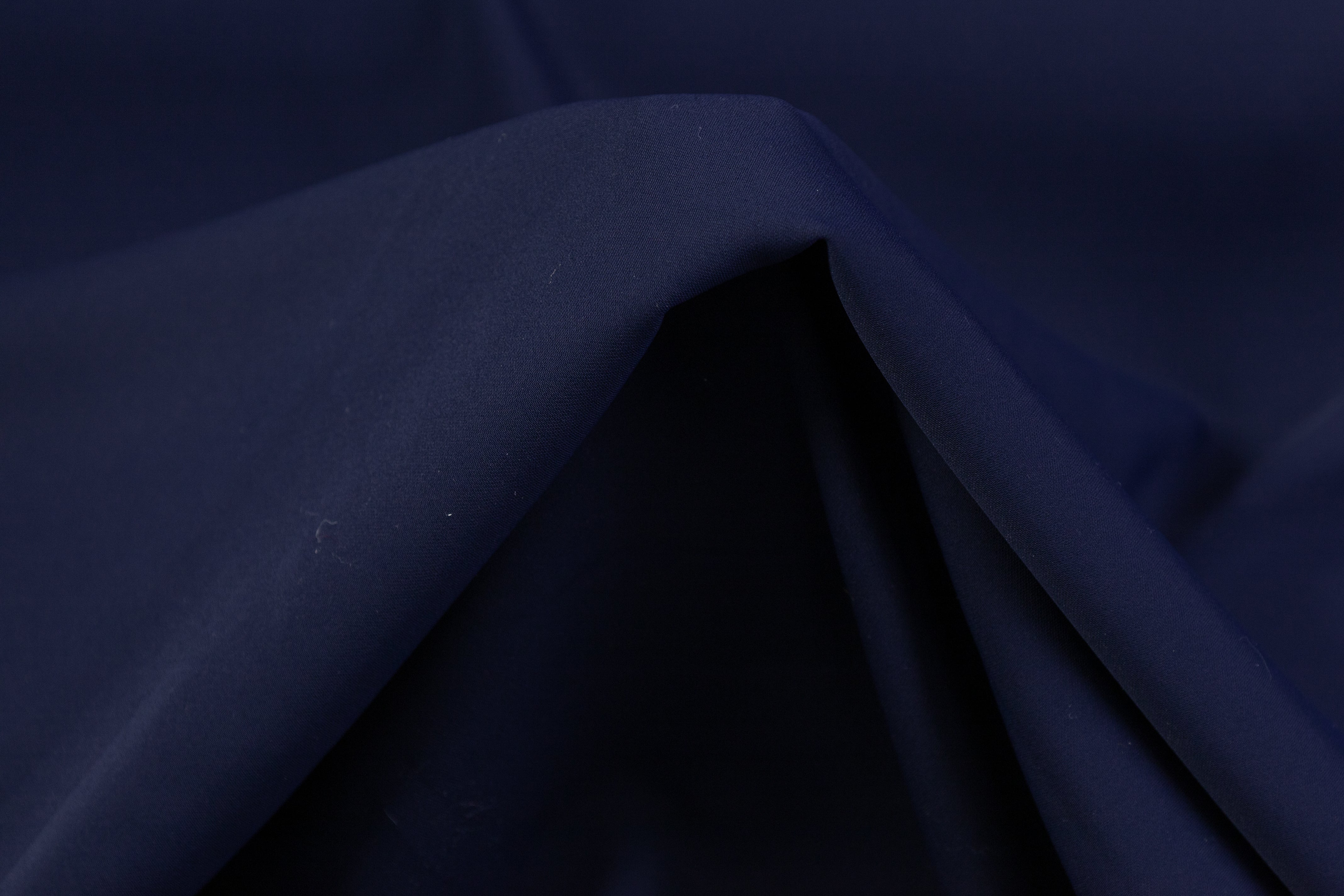Luxe Italian Crepe - Navy Blue