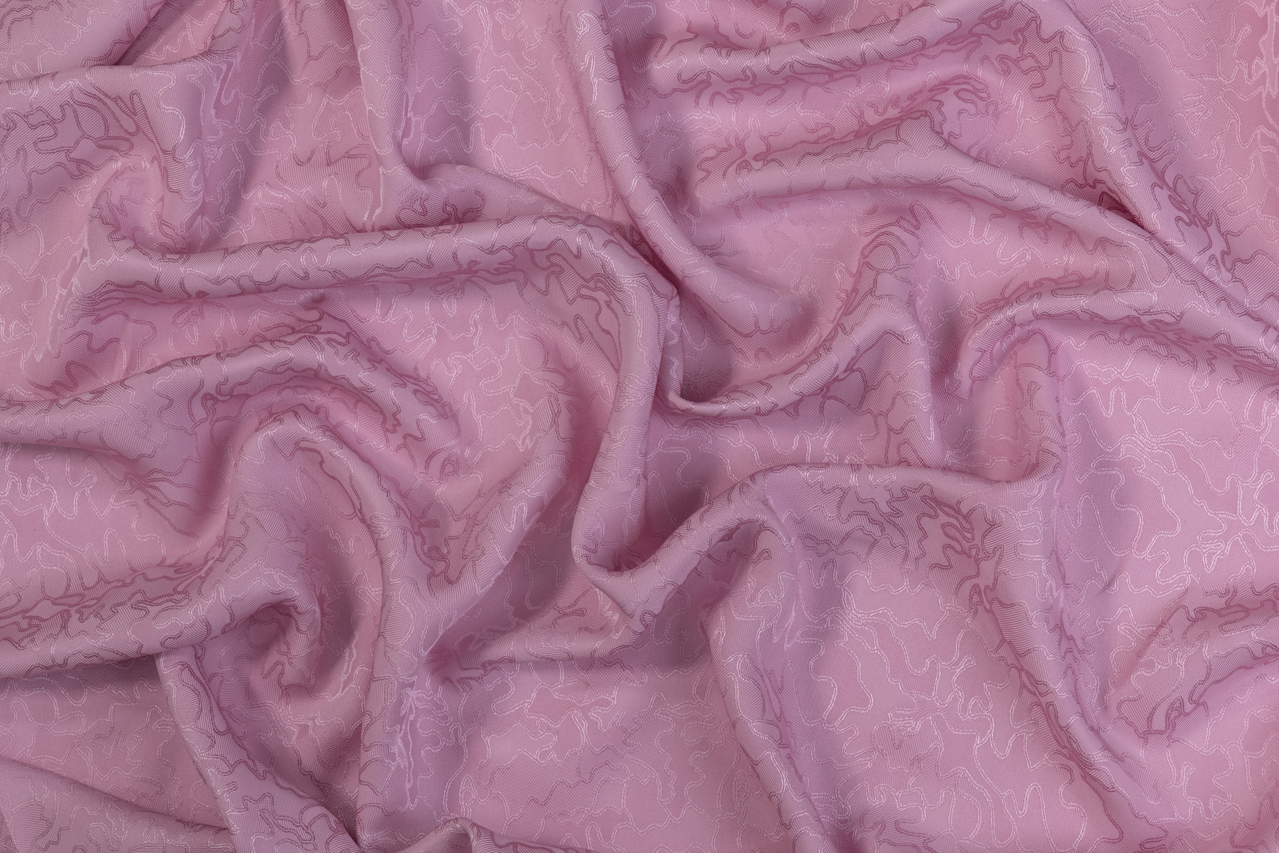 Italian Silk Viscose Jacquard - Pink