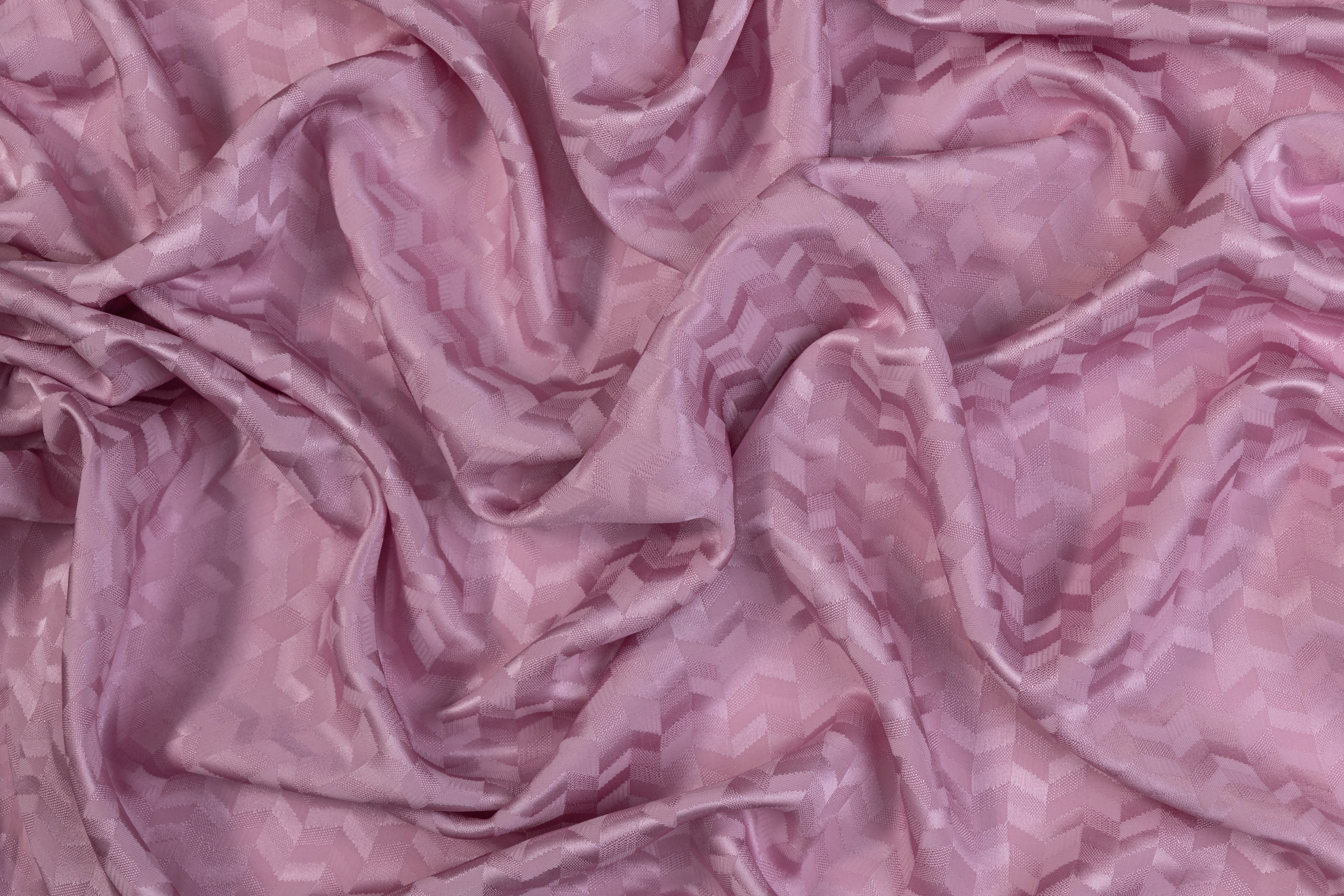Italian Silk Viscose Jacquard - Pink