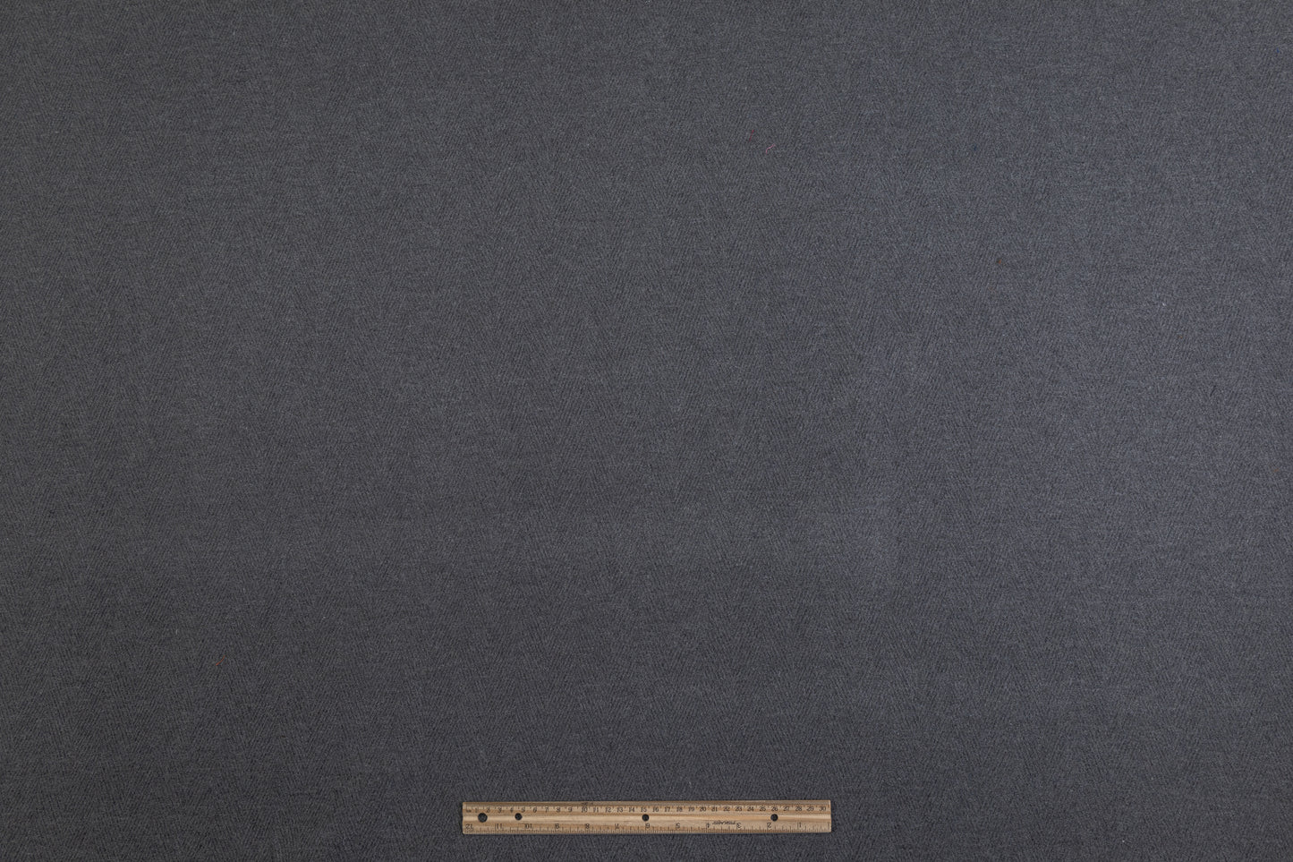 Double Faced Herringbone Wool Coating - Gray