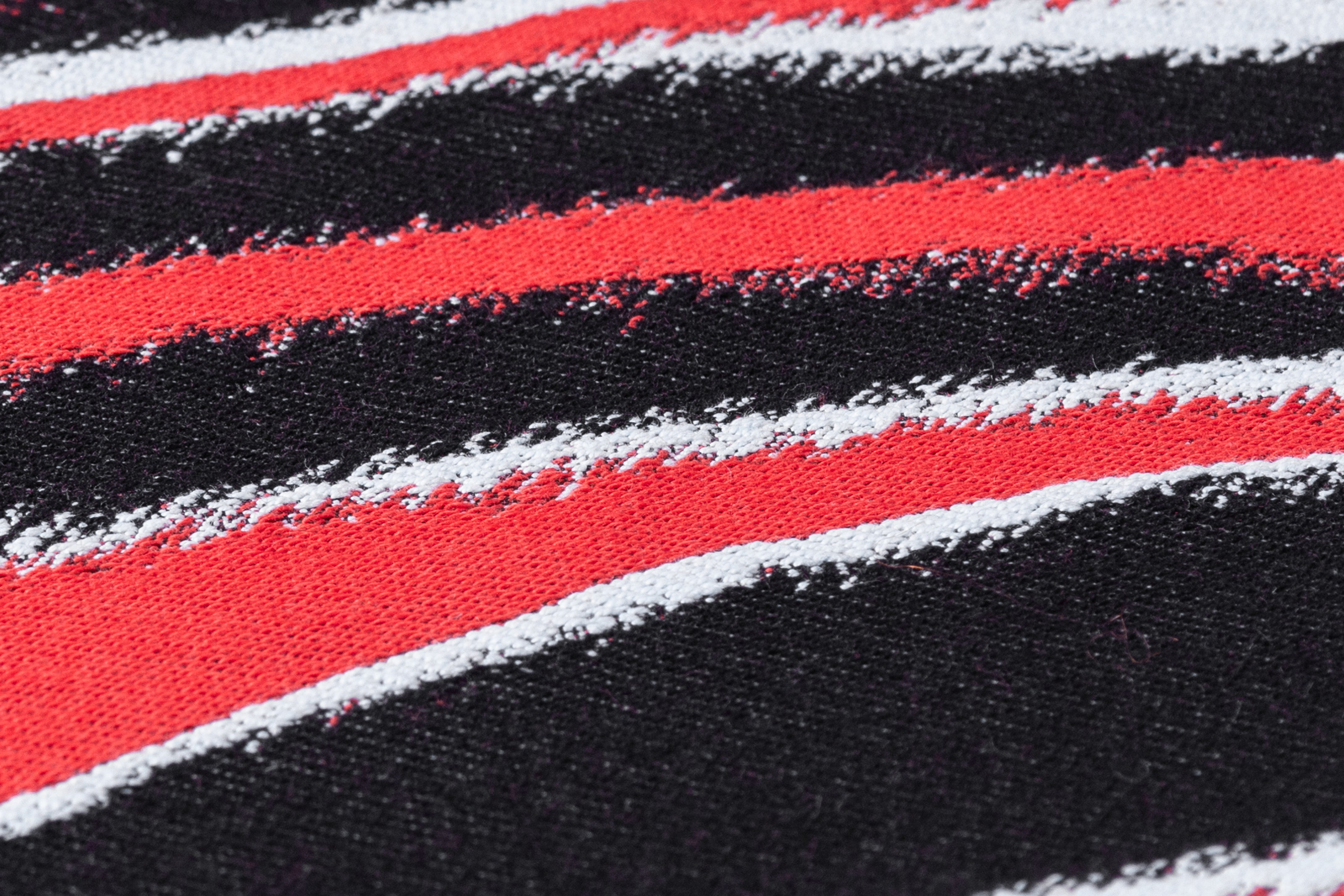 Italian Tiger Brocade - Red / Black