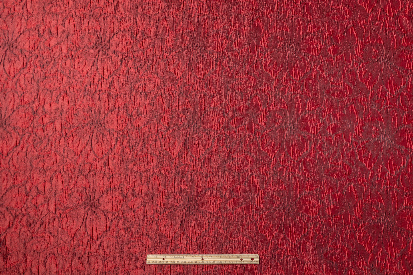 Cloqué Brocade - Red