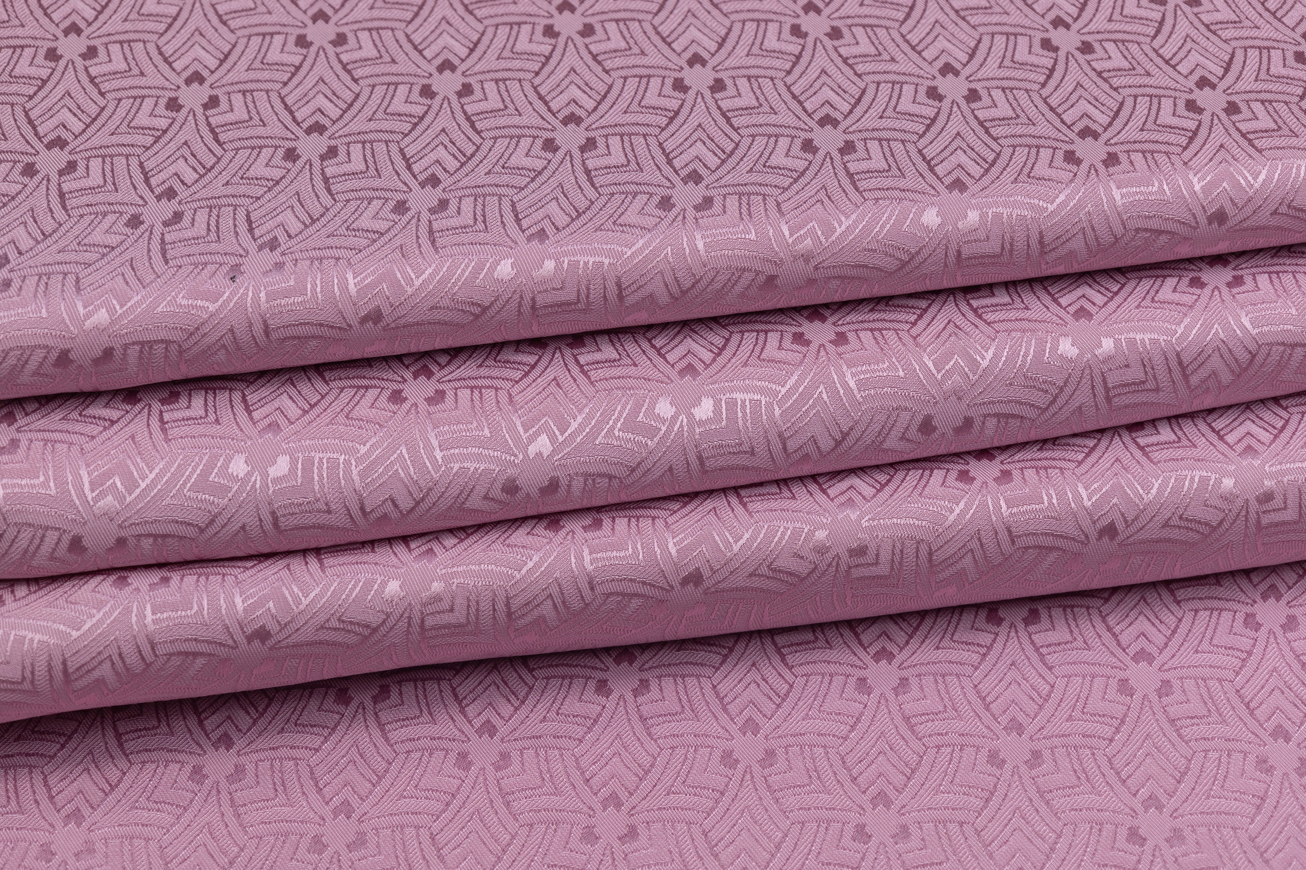 Italian Silk Viscose Jacquard - Pink