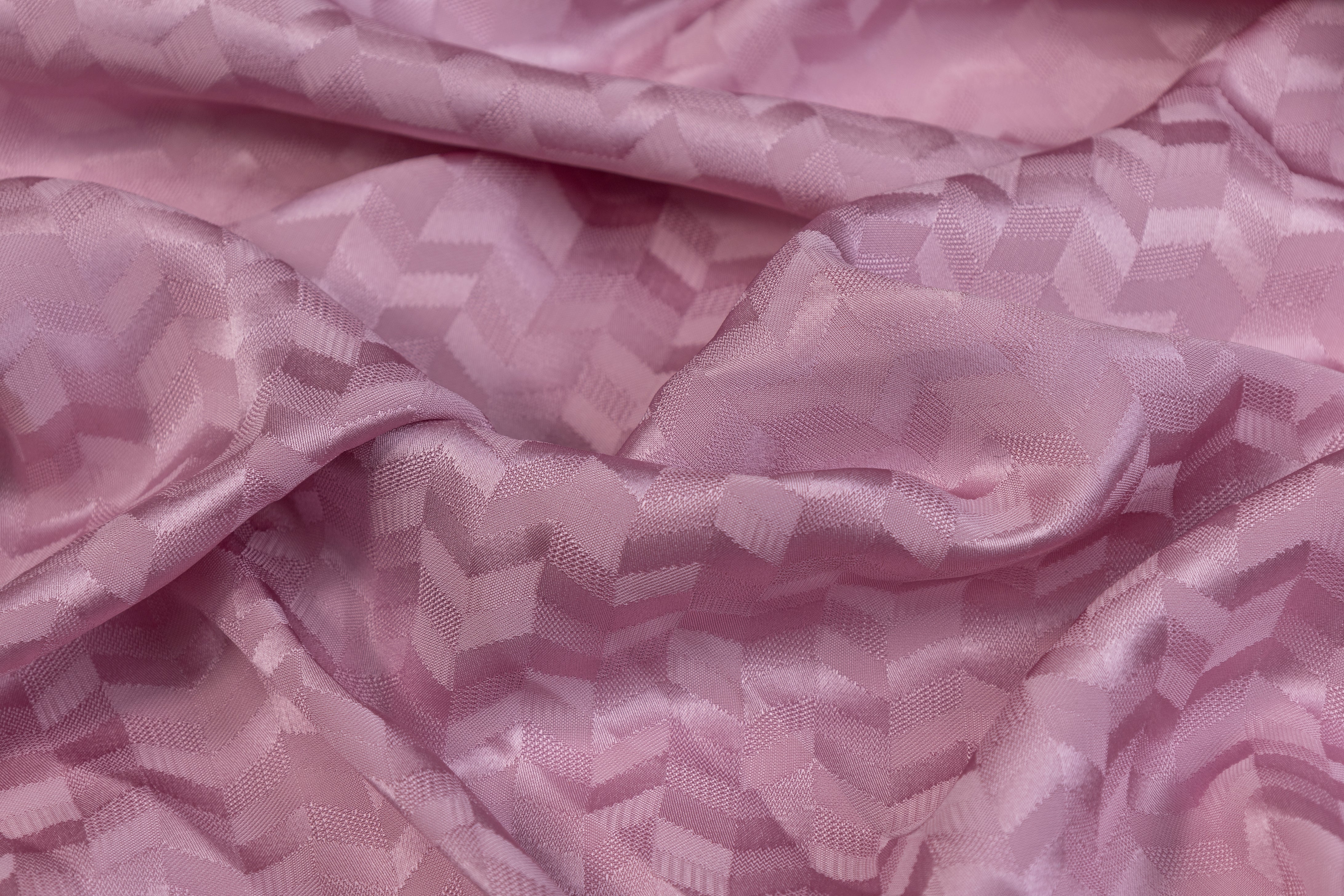 Italian Silk Viscose Jacquard - Pink