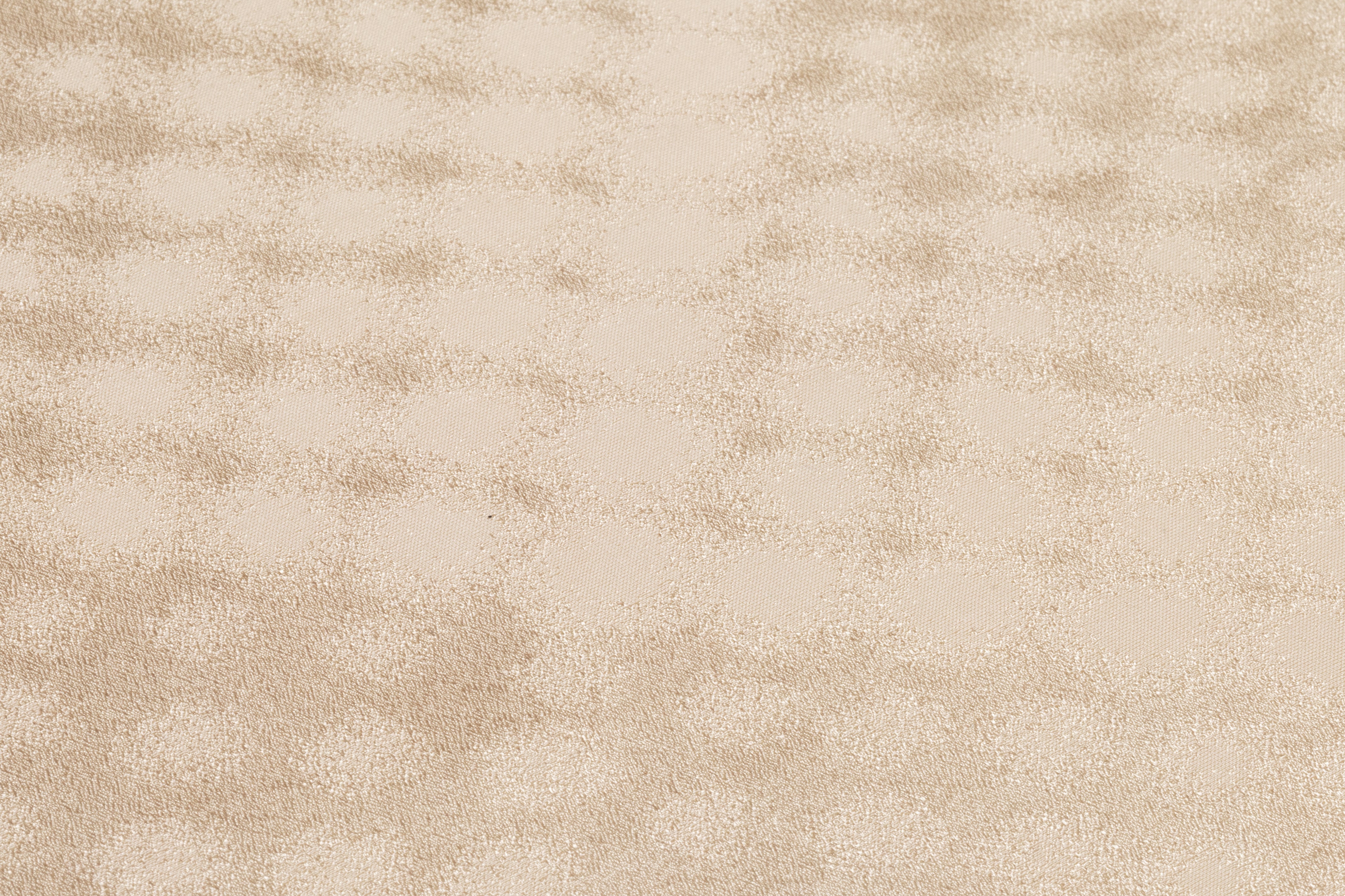 Dotted Italian Silk Jacquard - Light Taupe