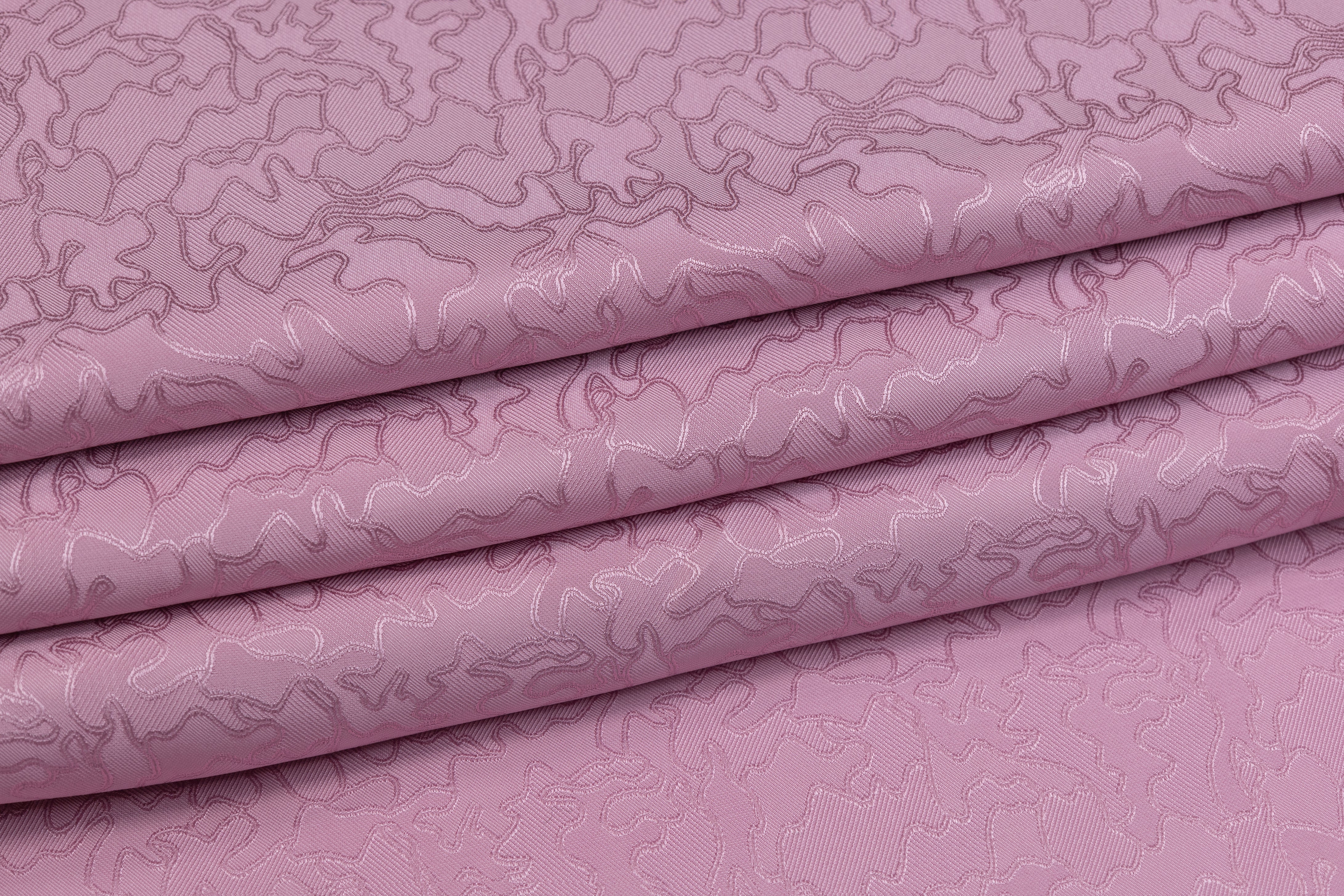 Italian Silk Viscose Jacquard - Pink