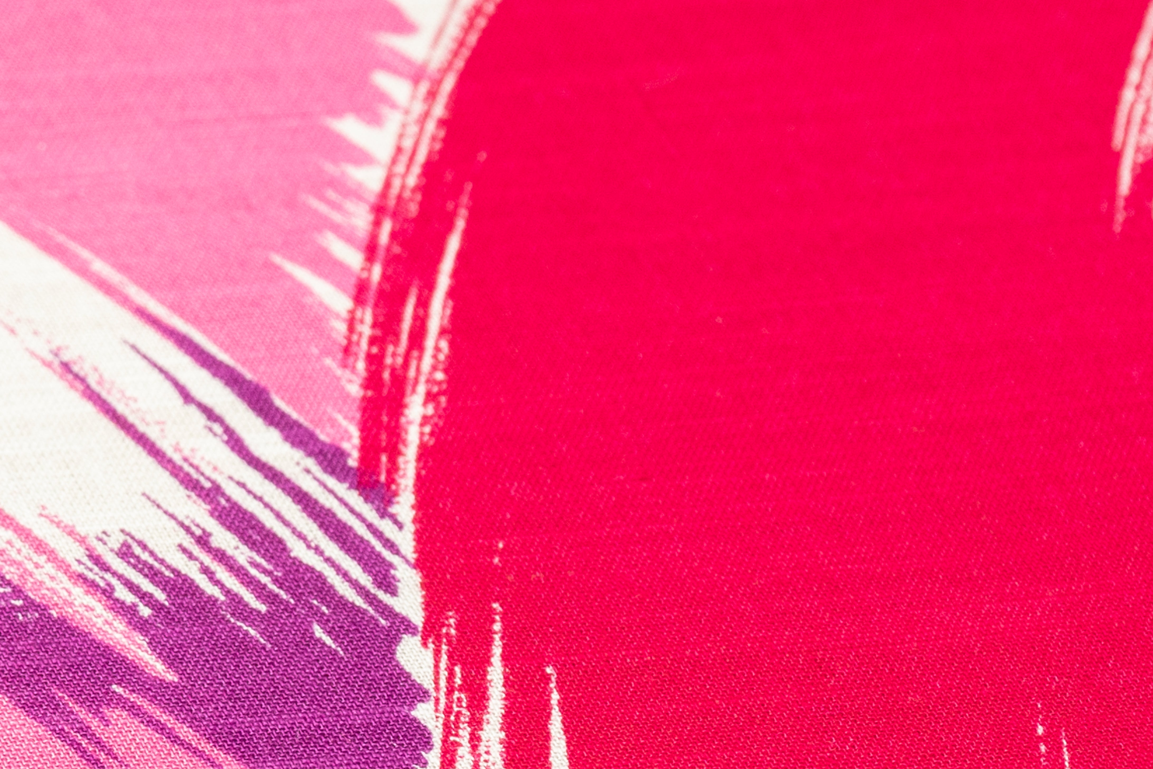 Abstract Italian Cotton Linen - Pink / Purple