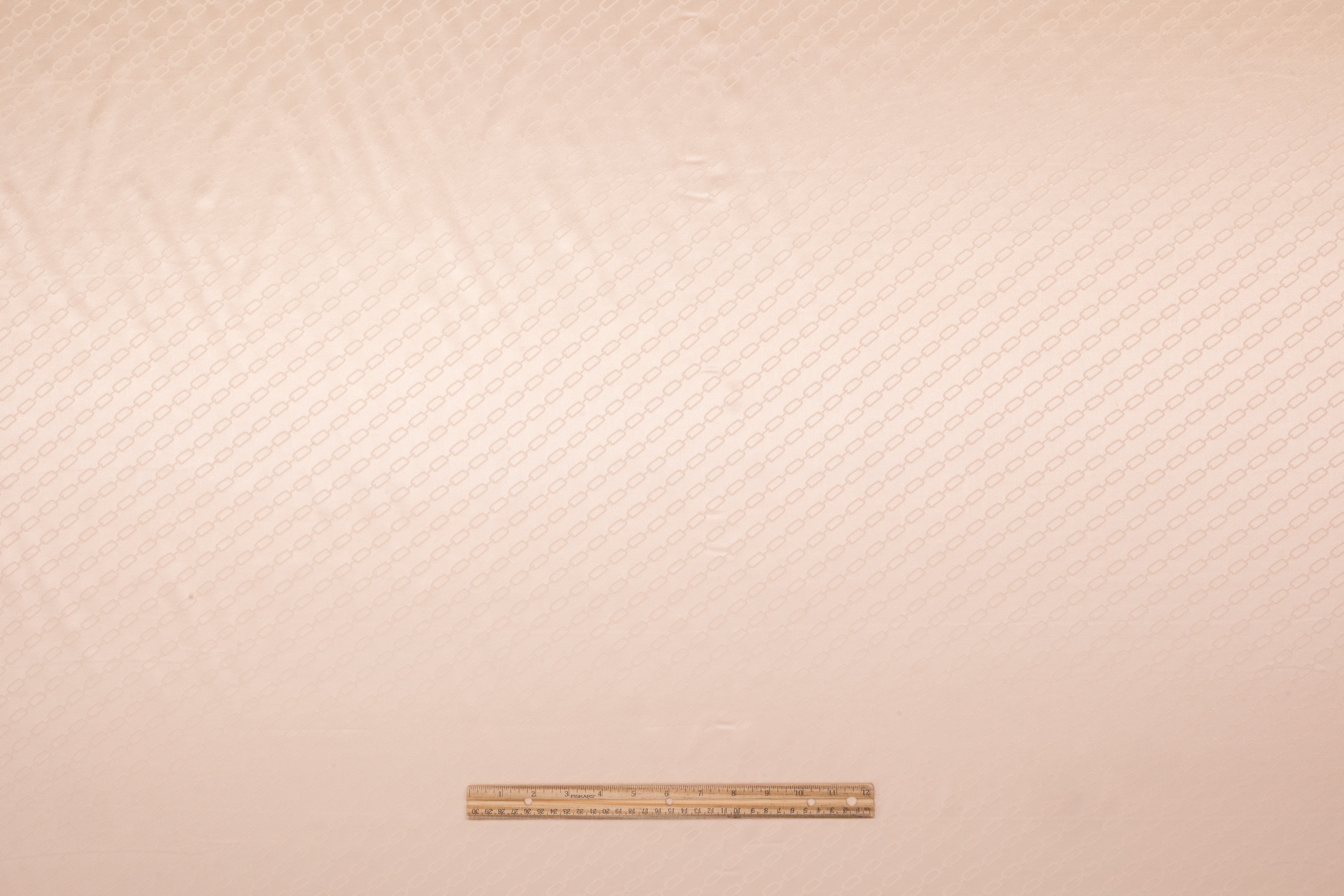 Chain Italian Silk Jacquard - Blush