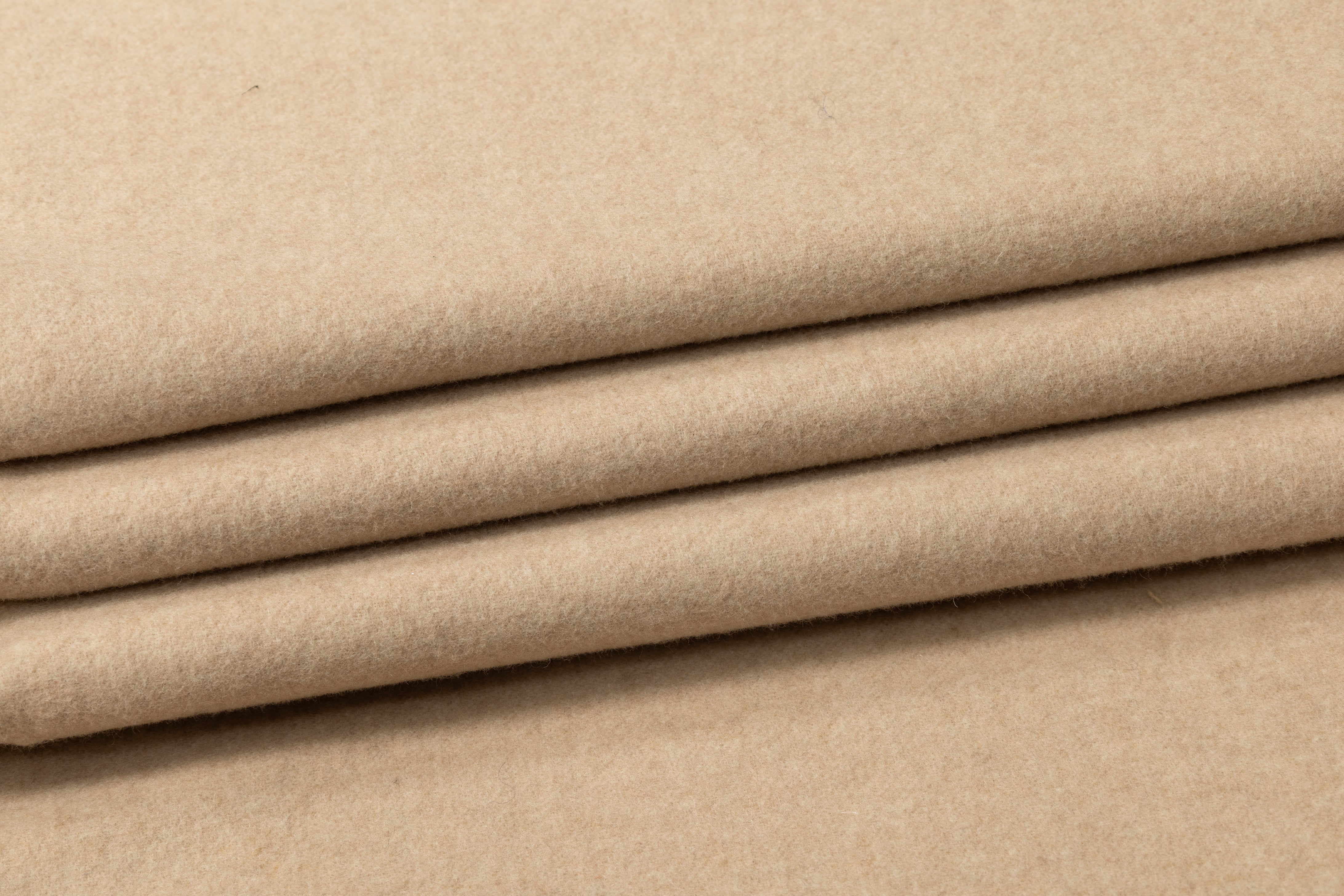 Solid Wool Flannel - Beige