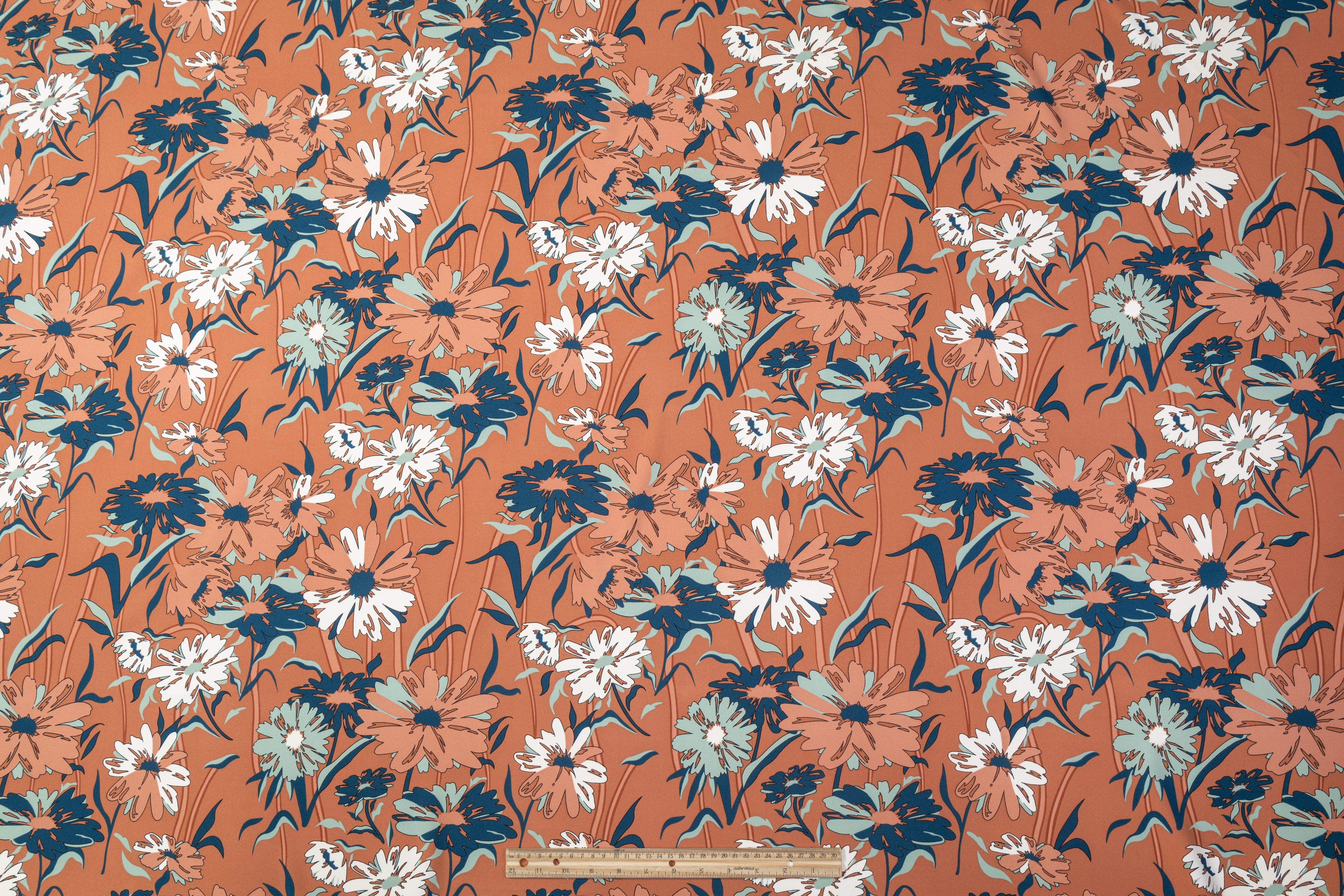 Floral Satin Back Crepe - Multicolor