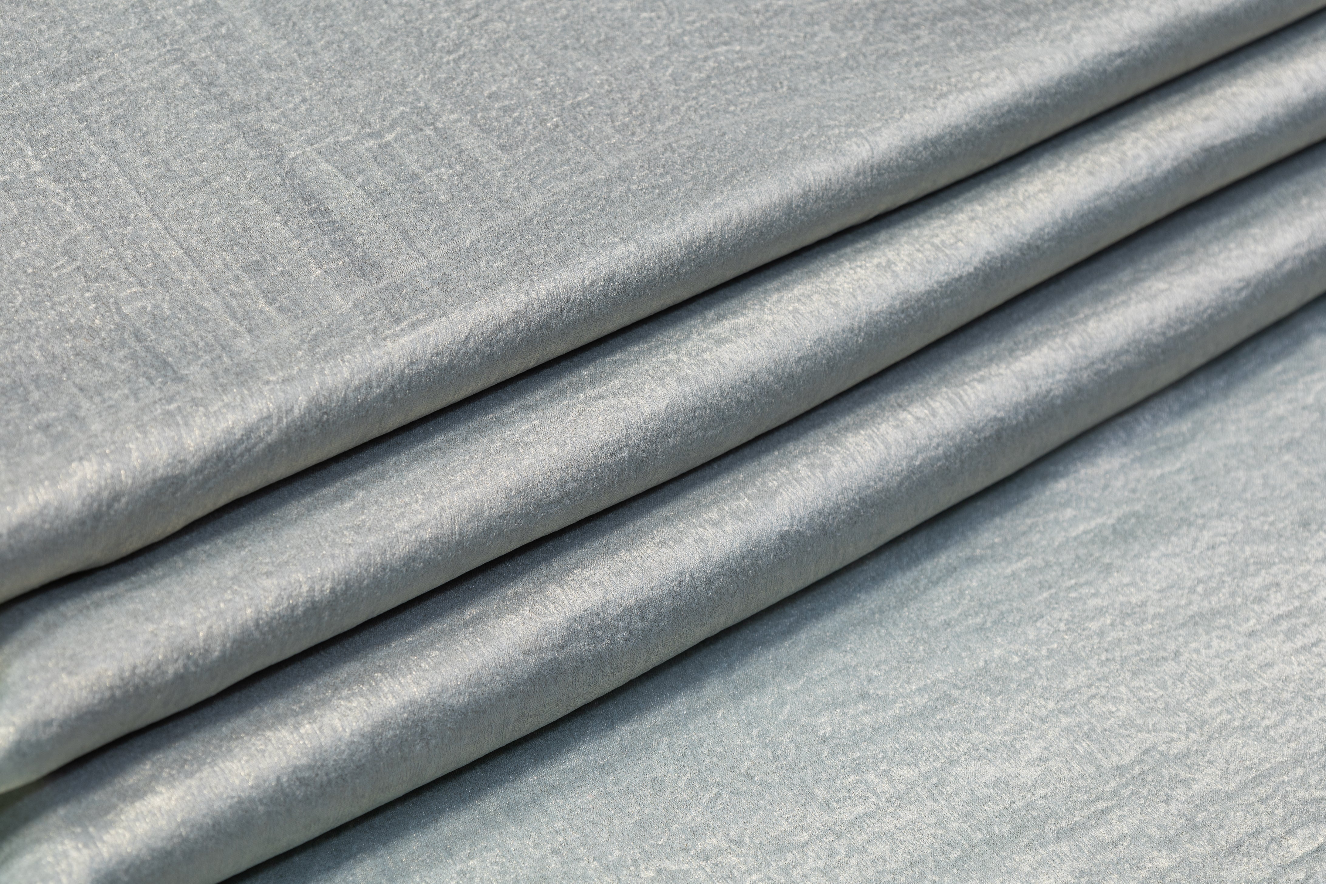 Shimmer Crepe de Chine - Icy Green