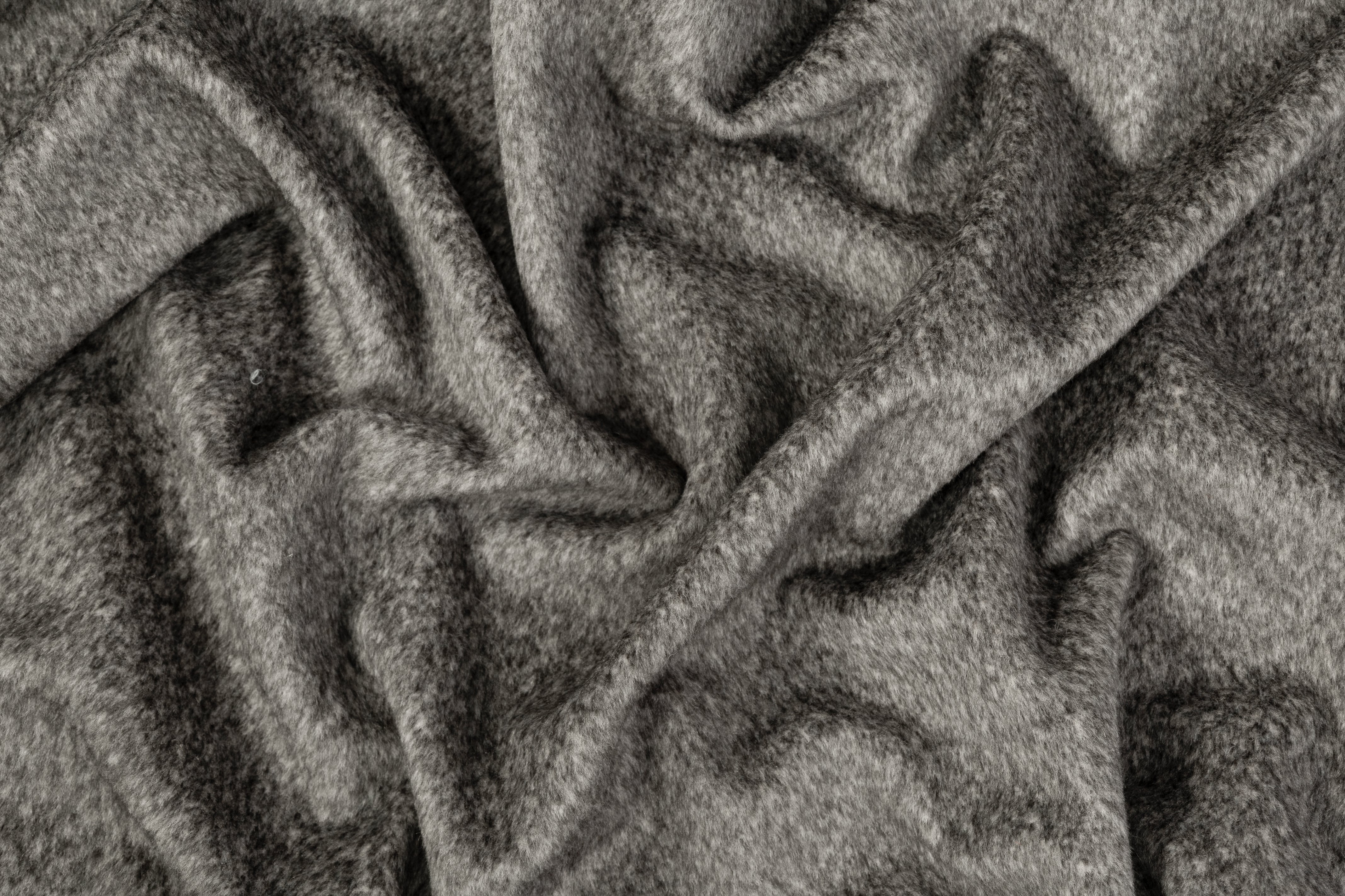 Alpaca Wool Blend Coating - Gray