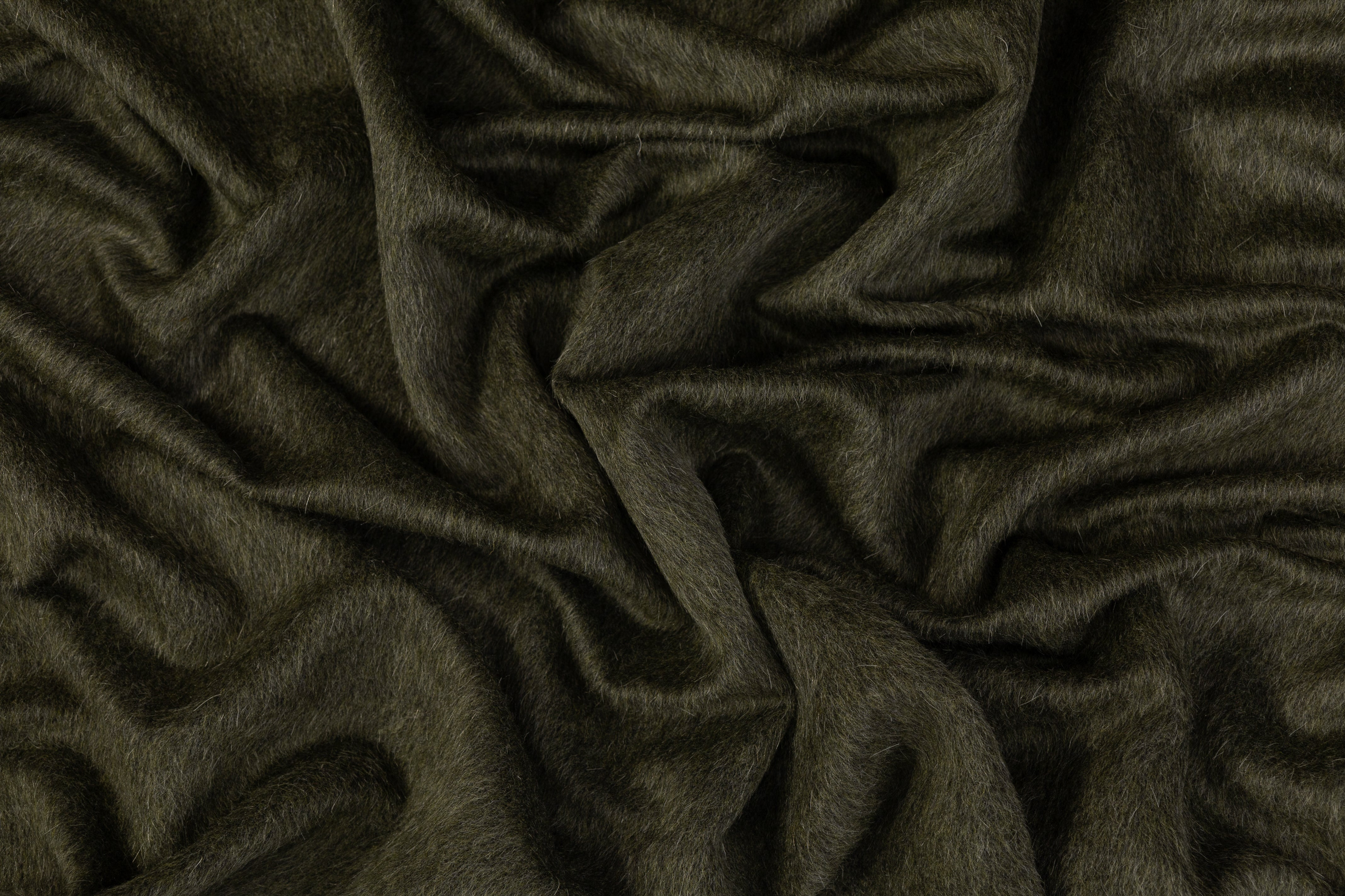 Italian Wool Blend Coating - Green