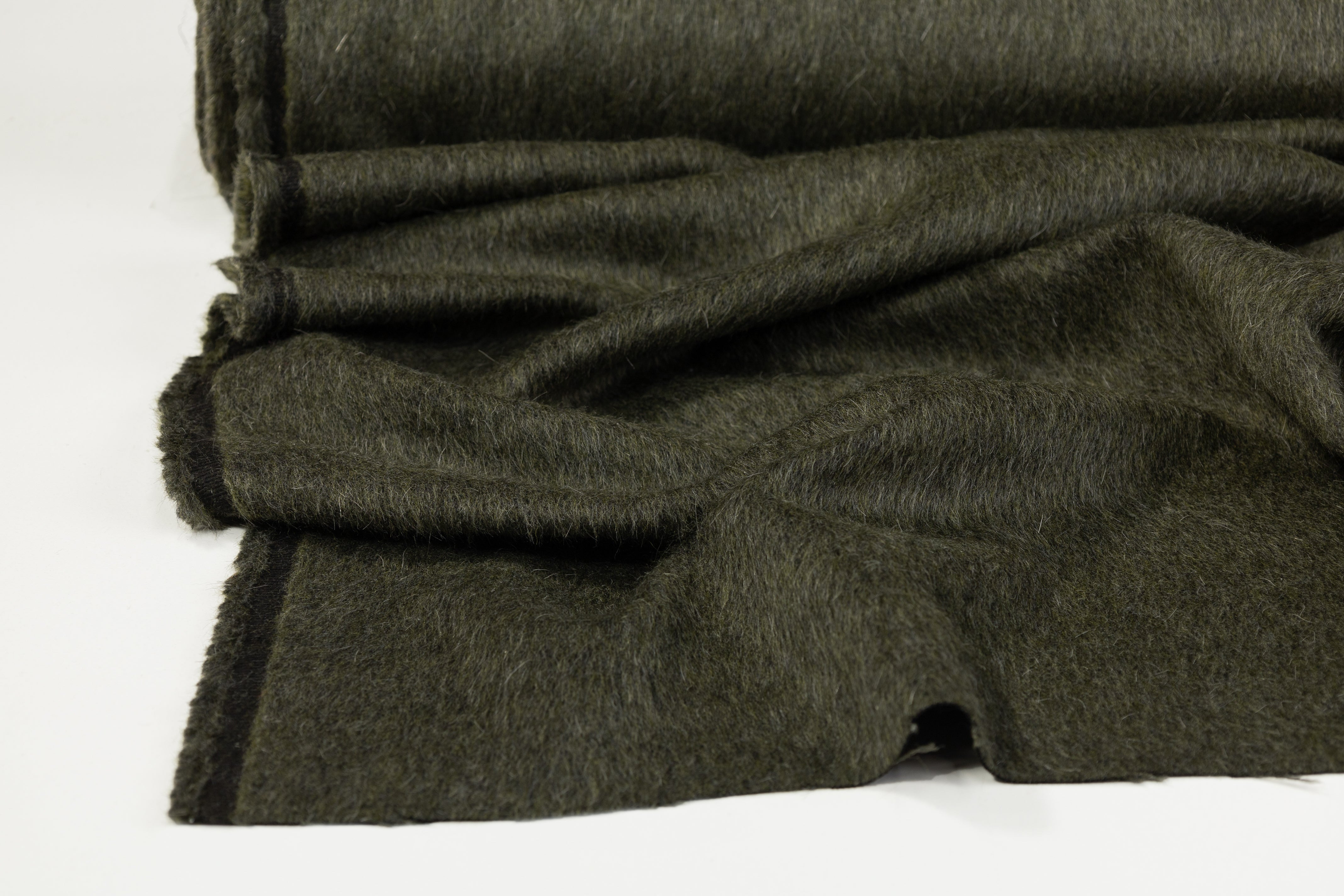 Italian Wool Blend Coating - Green