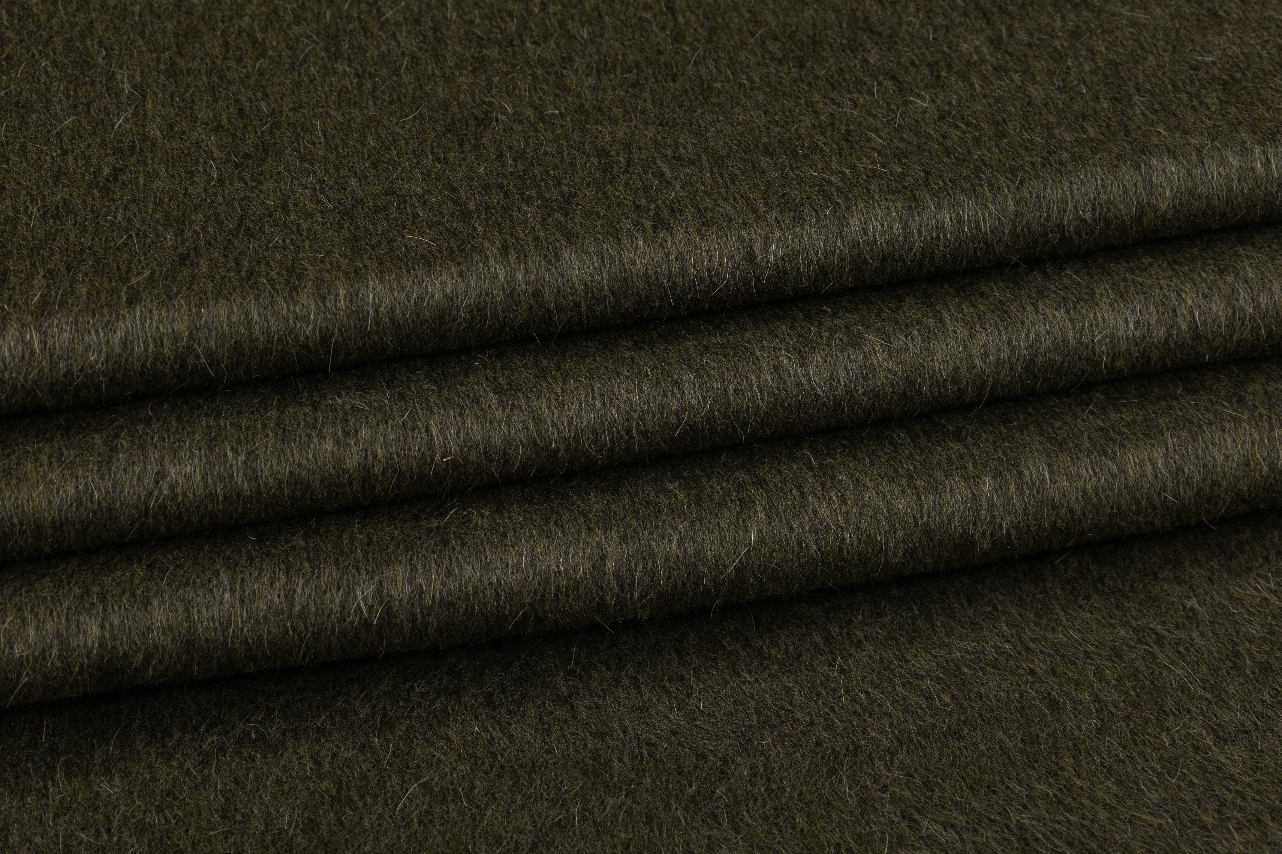 Italian Wool Blend Coating - Green