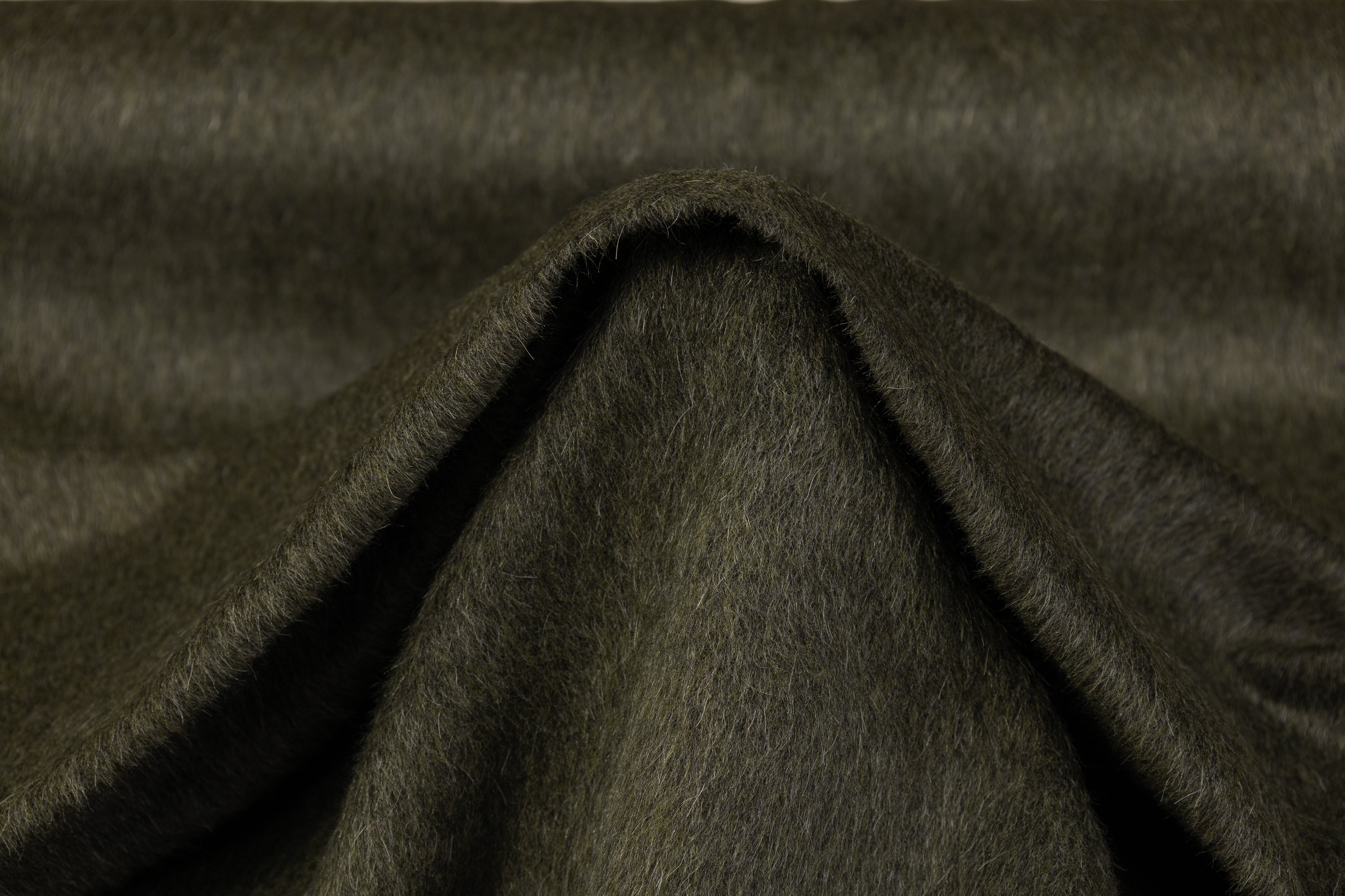 Italian Wool Blend Coating - Green