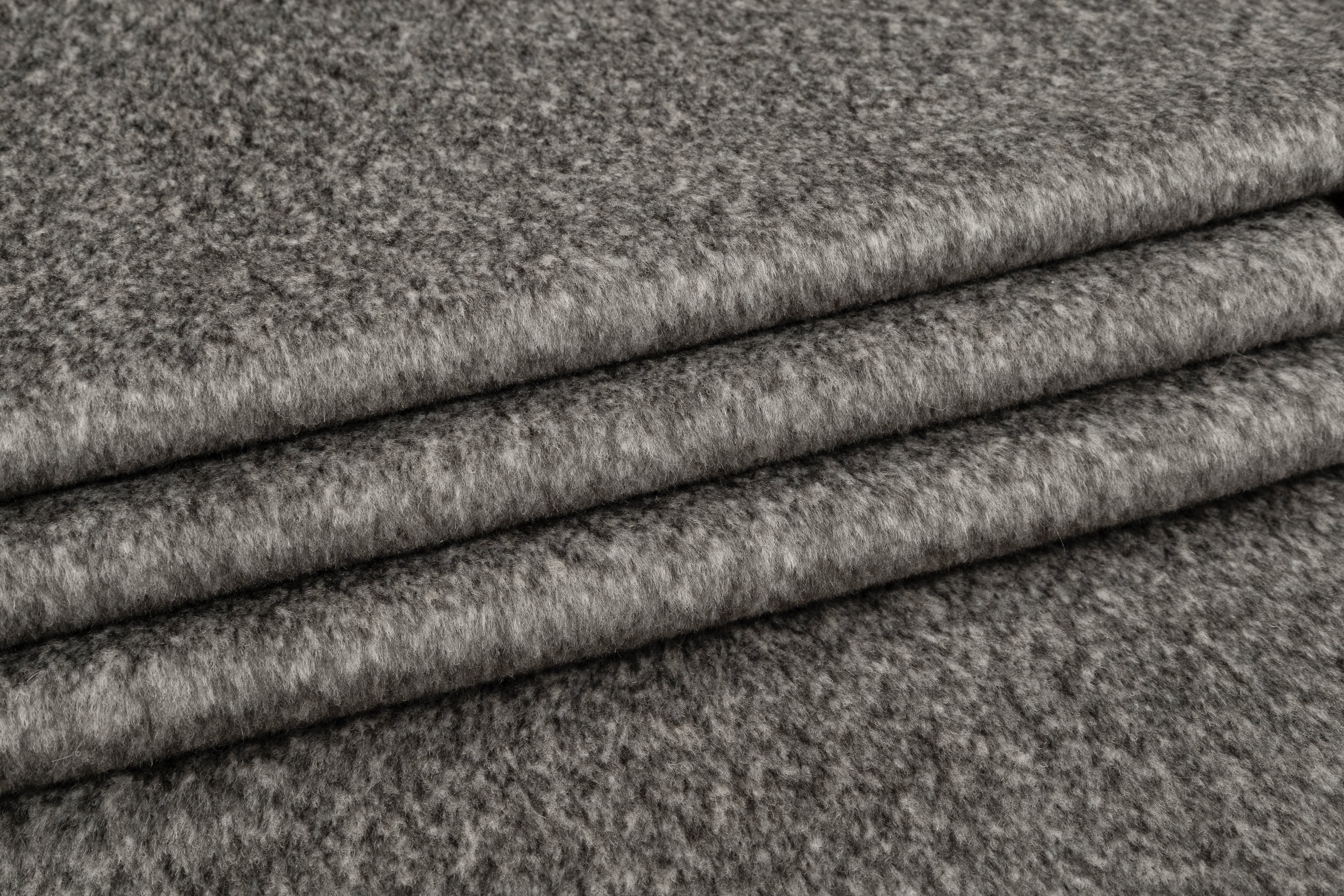 Alpaca Wool Blend Coating - Gray