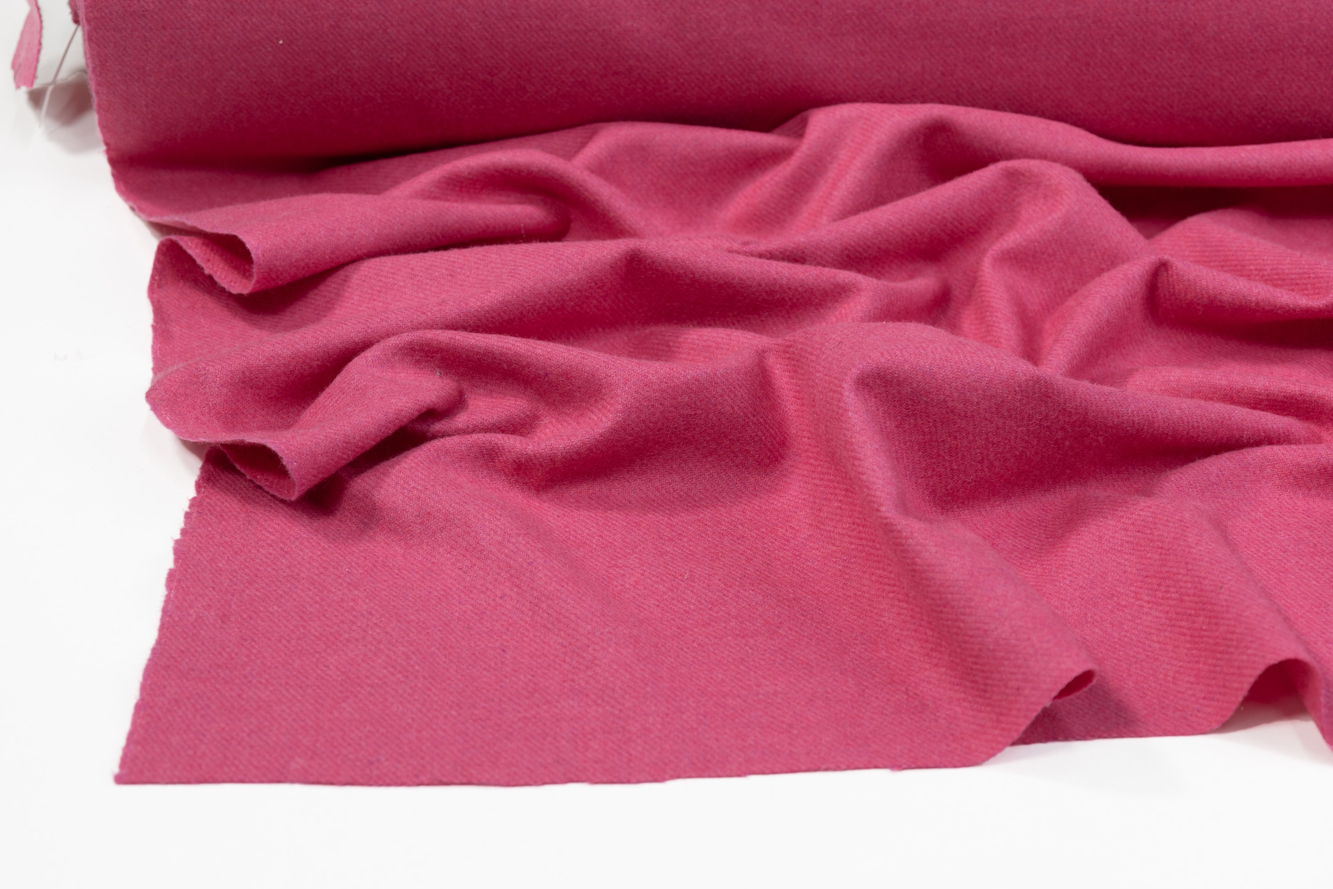 Poly Wool Flannel - Pink