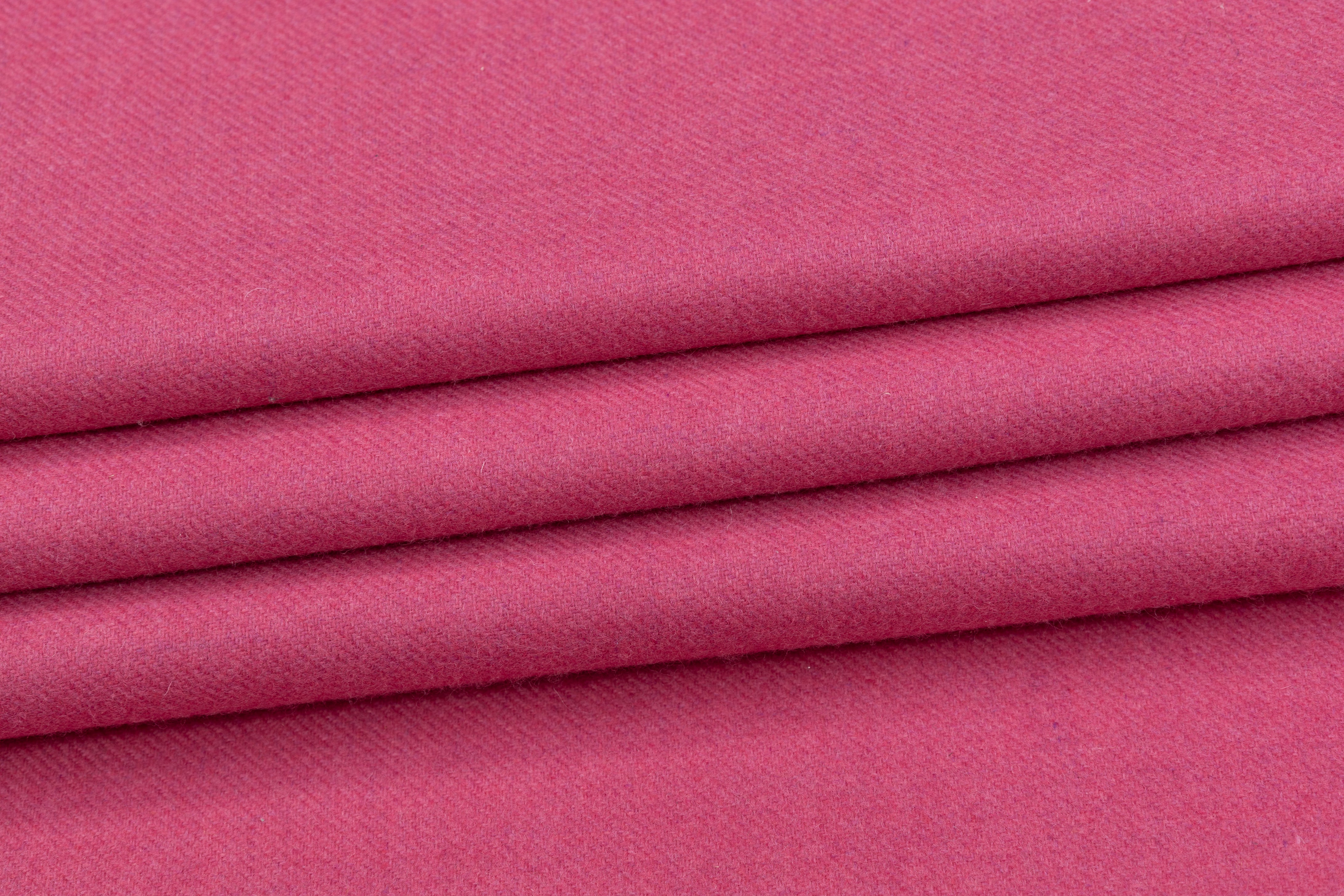 Poly Wool Flannel - Pink