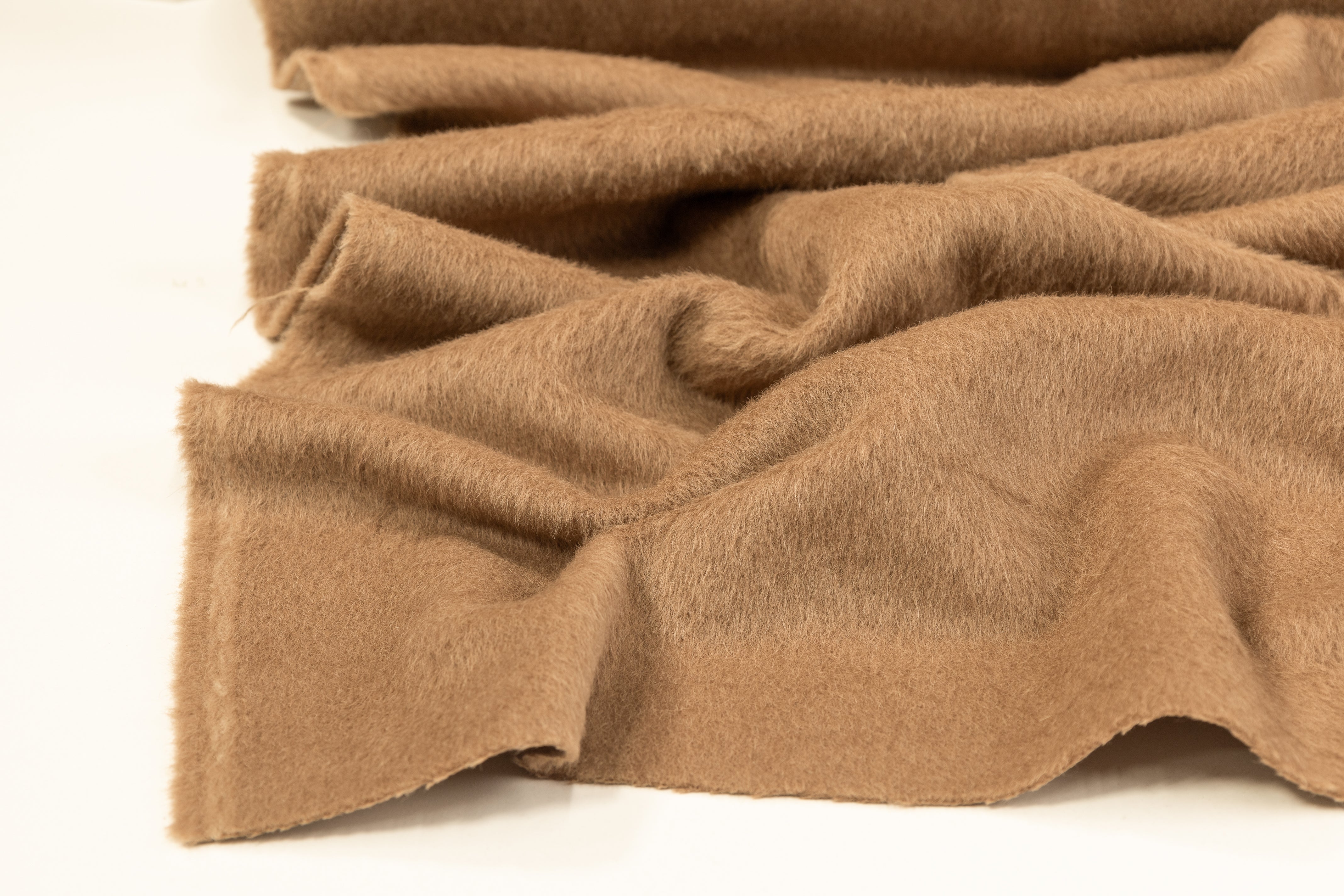 Wool Coating - Camel Brown