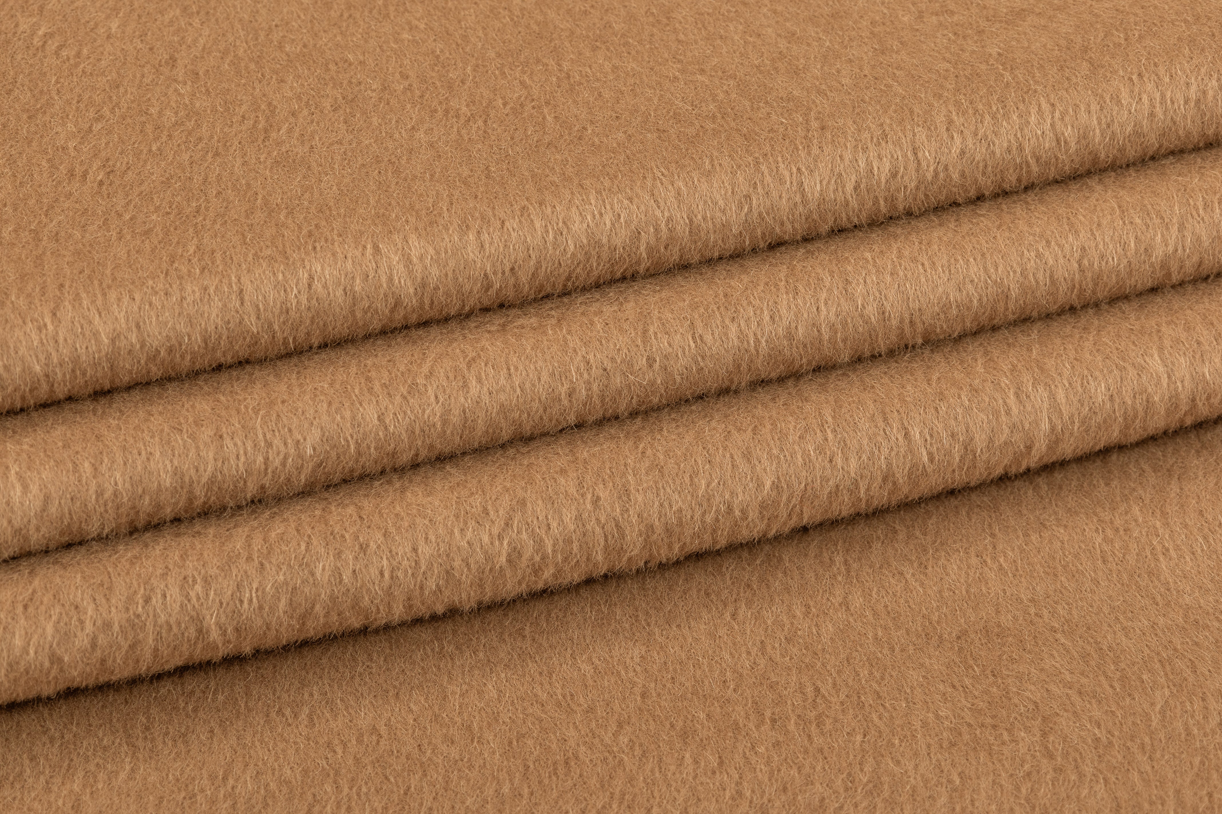 Wool Coating - Camel Brown