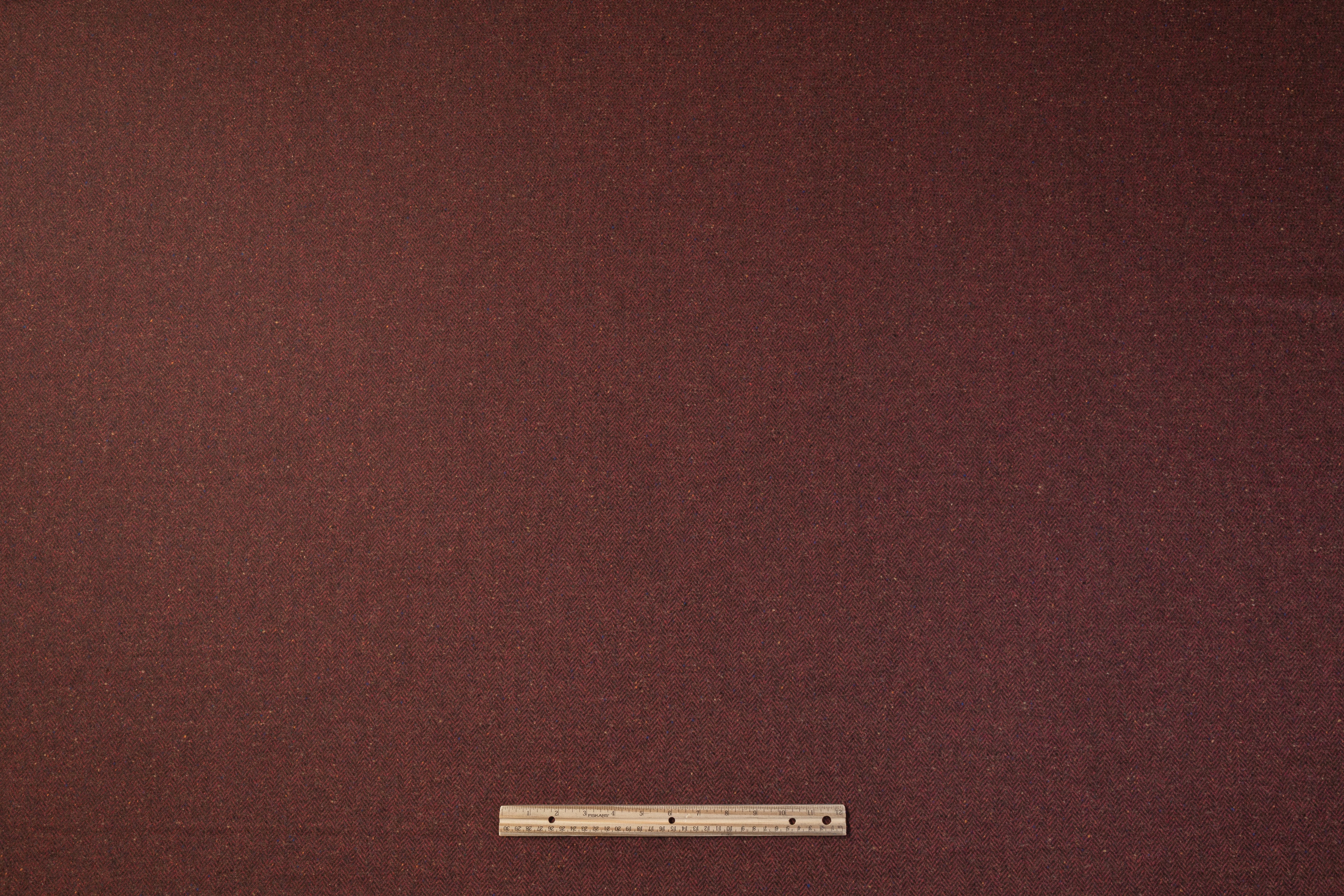 Herringbone Italian Wool Suiting - Brick