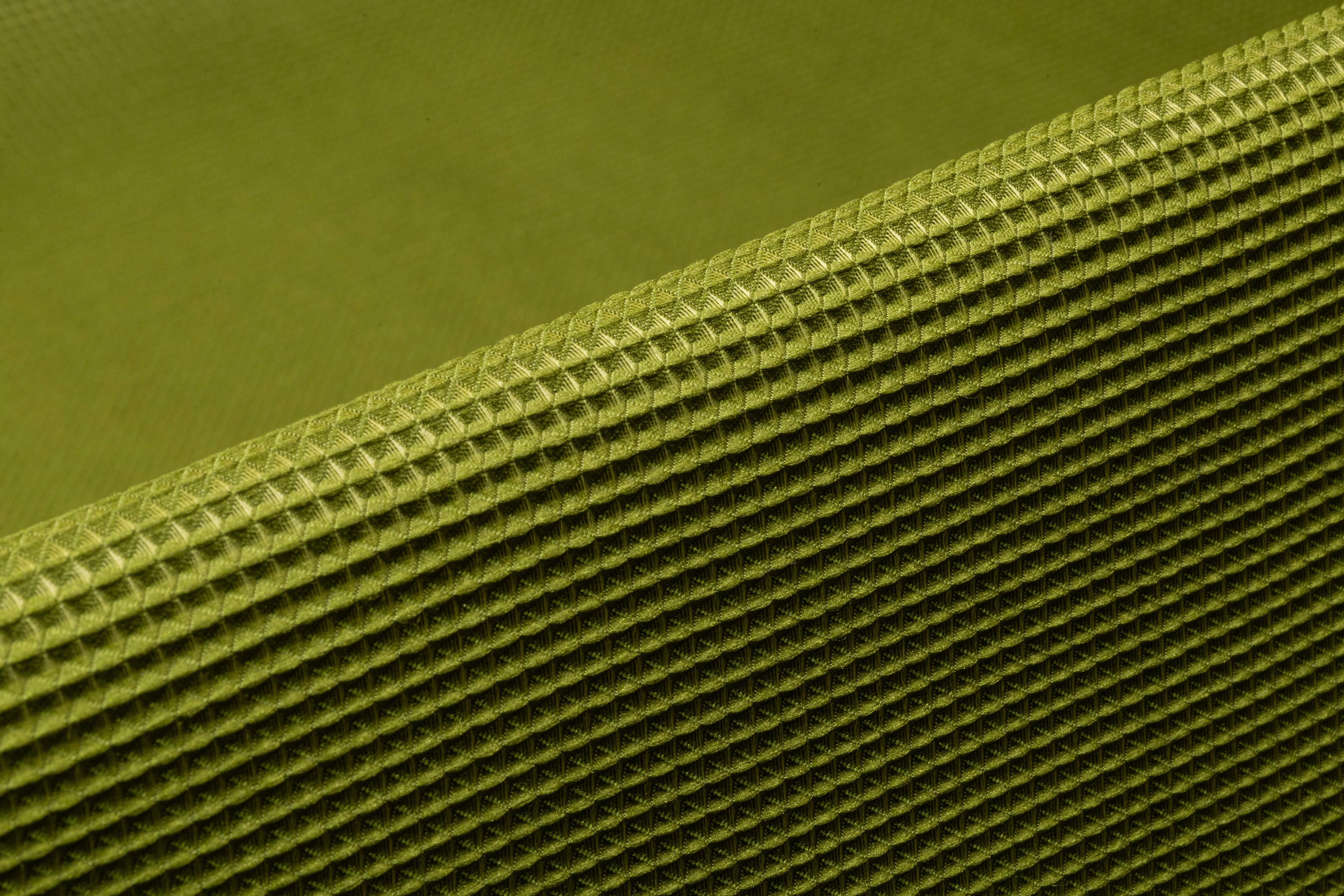 Textured Italian Silk Blend Brocade - Green