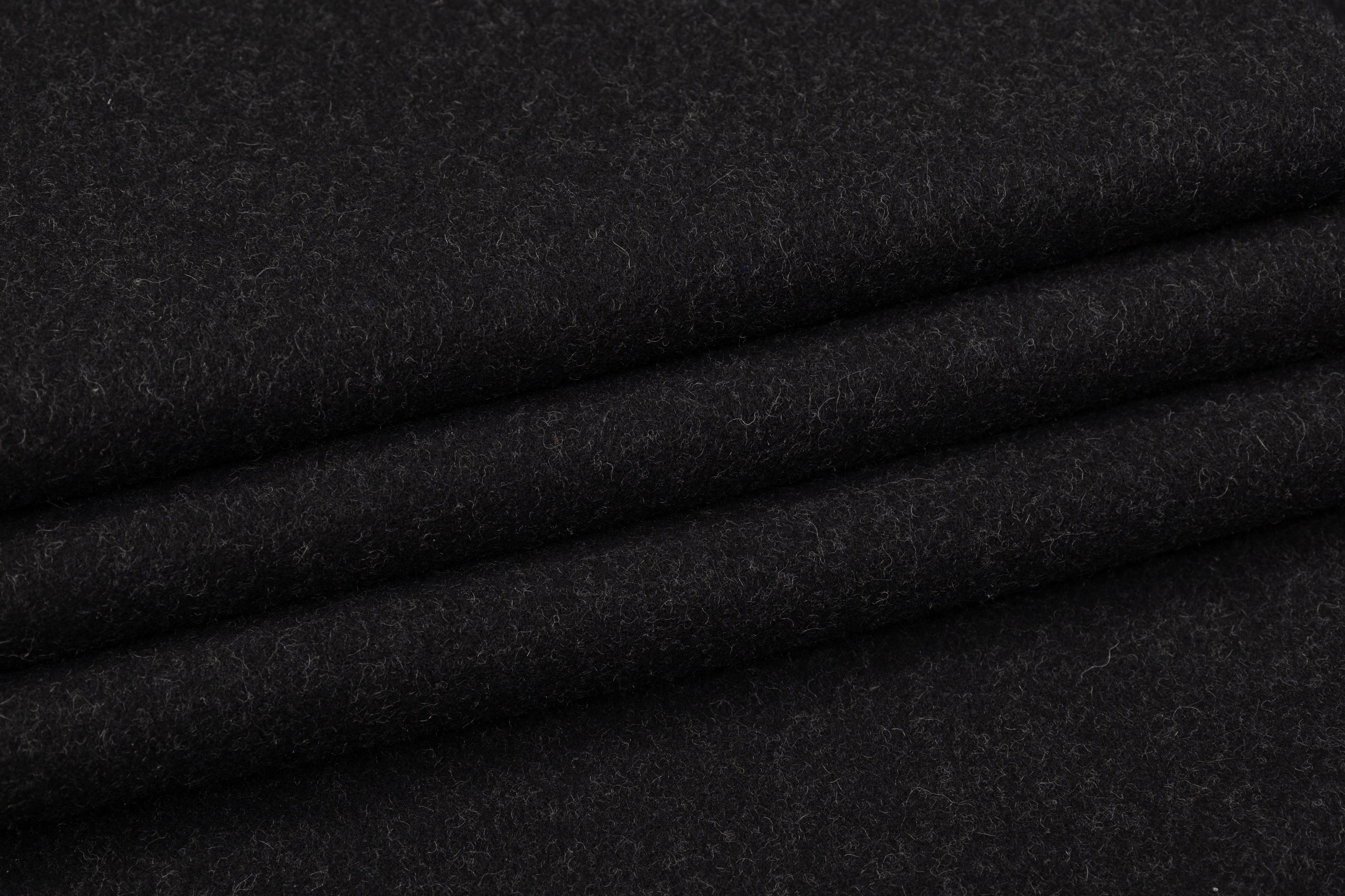 Double Faced Wool - Gray / Black