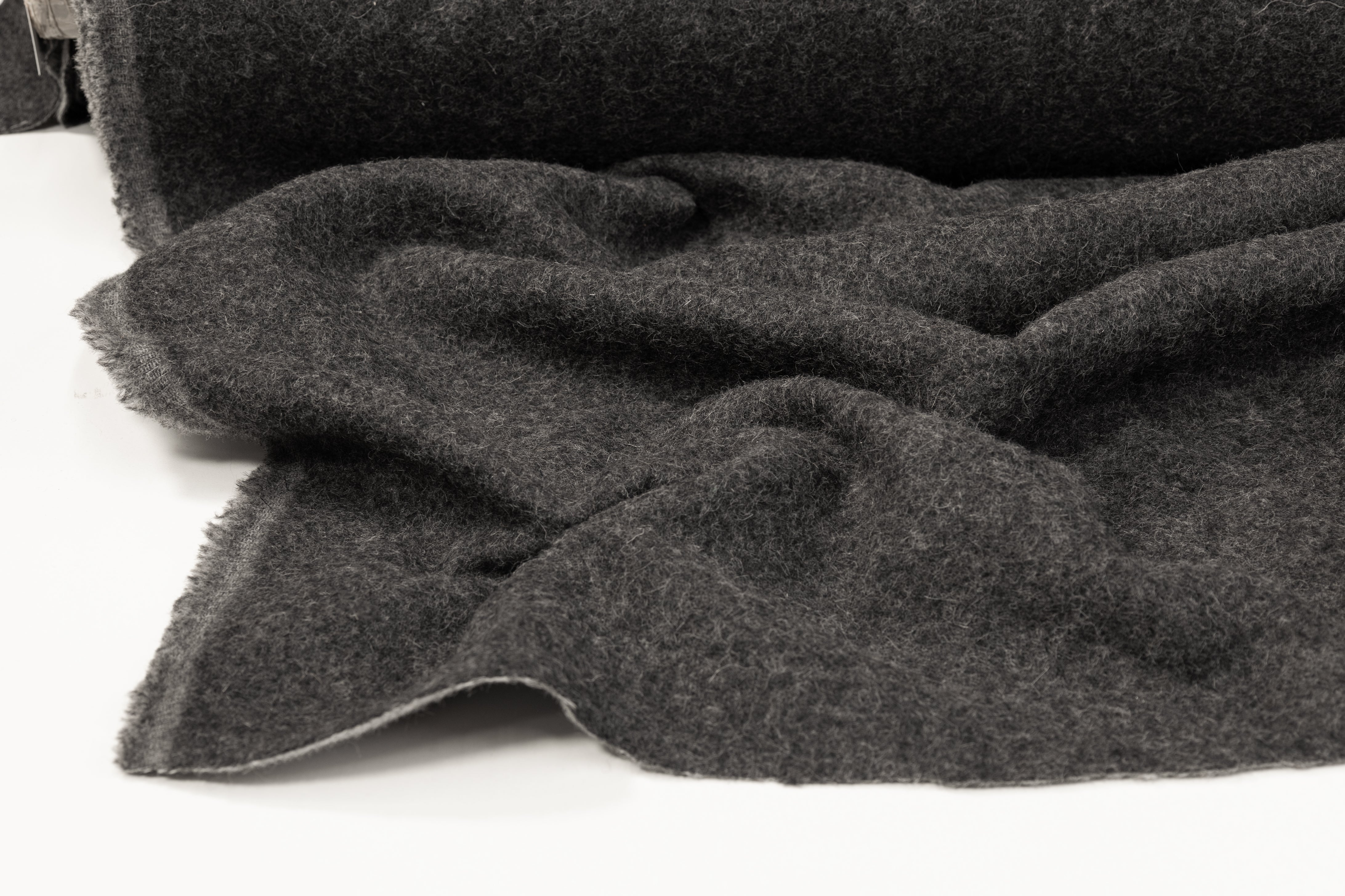 Double Faced Wool Coating - Gray