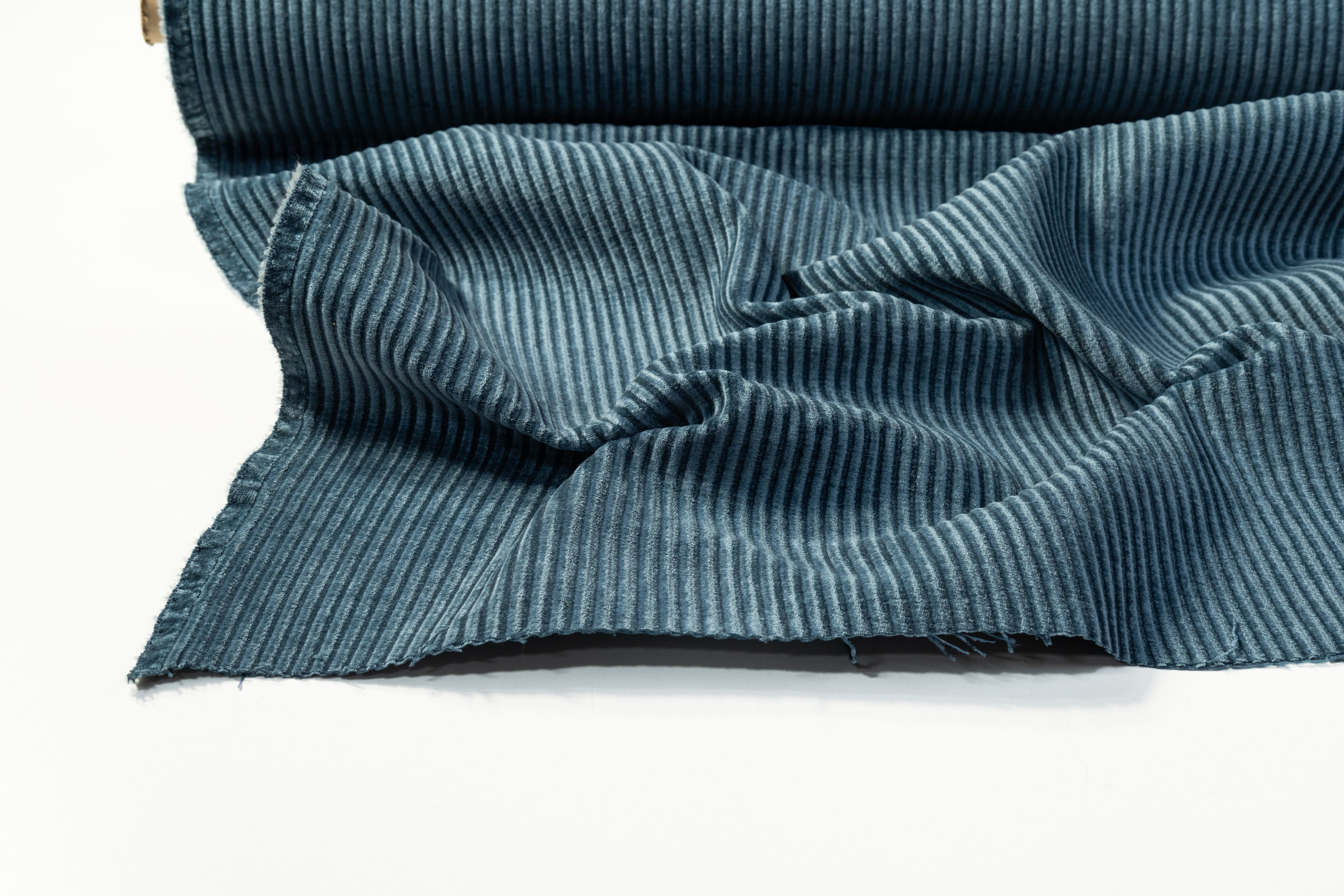 Upholstery Corduroy - Peacock Blue