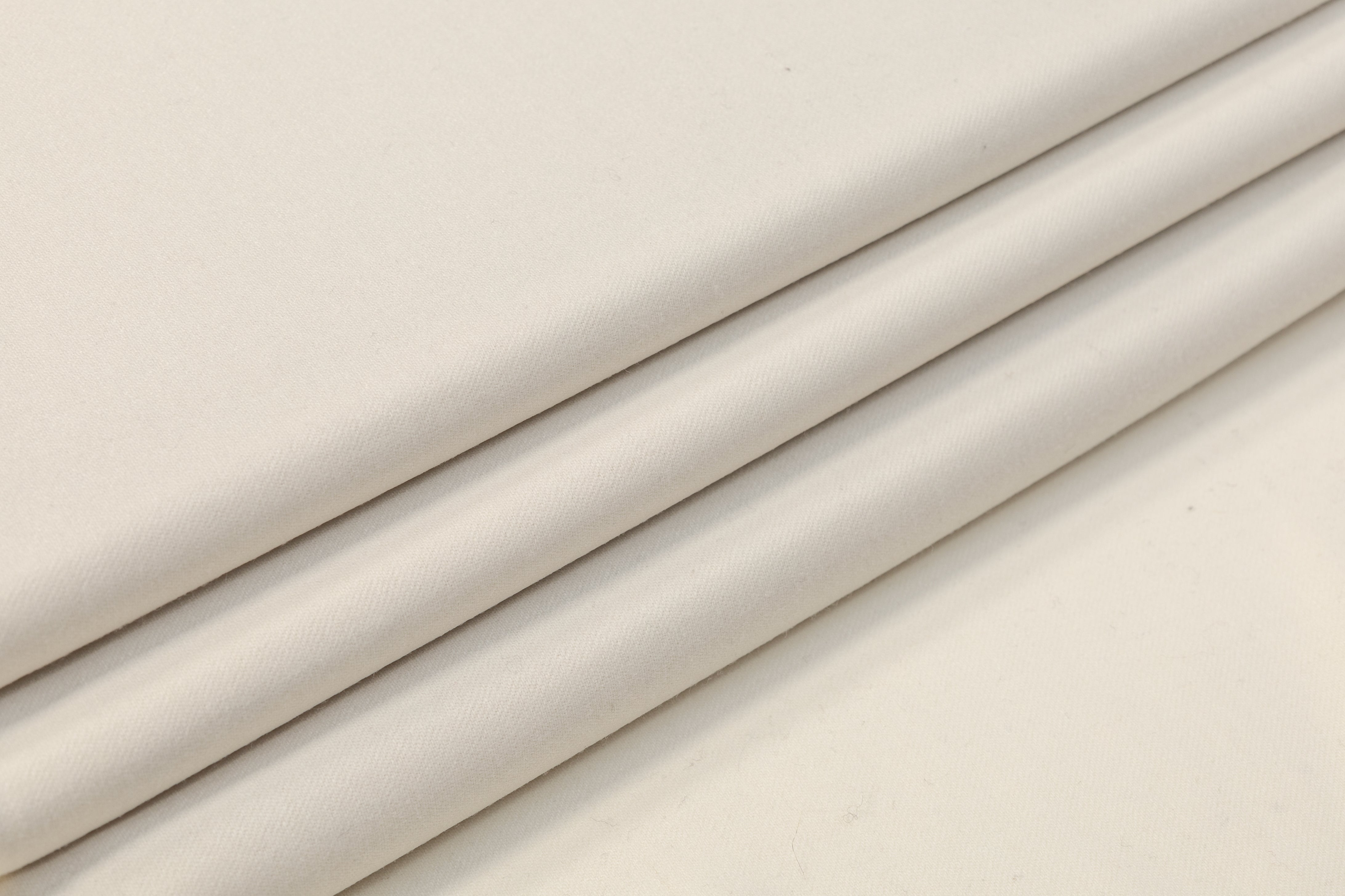 Vitale Barberis Canonico - Italian Wool Flannel Suiting - Off White