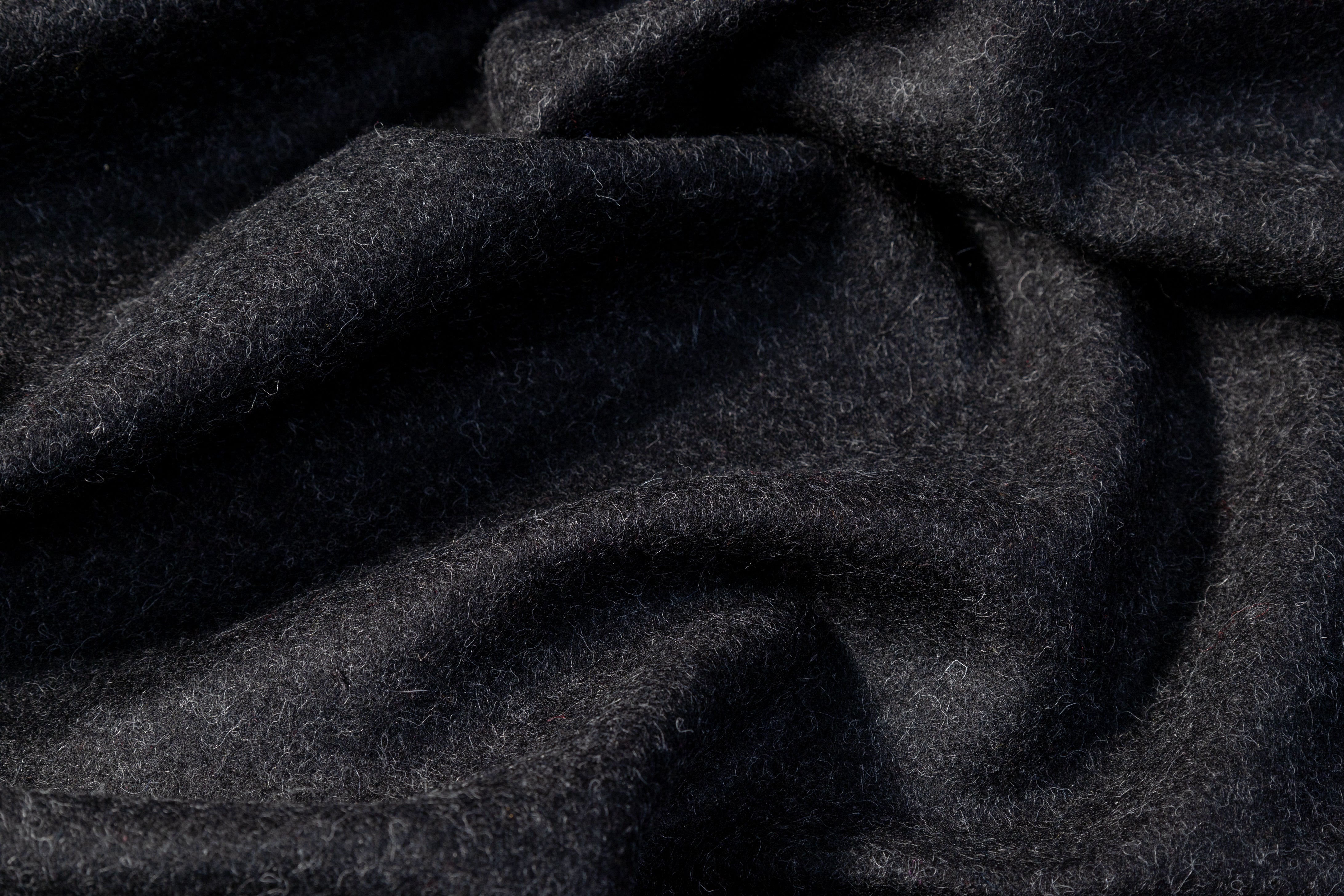 Wool Nylon Felt - Charcoal Gray