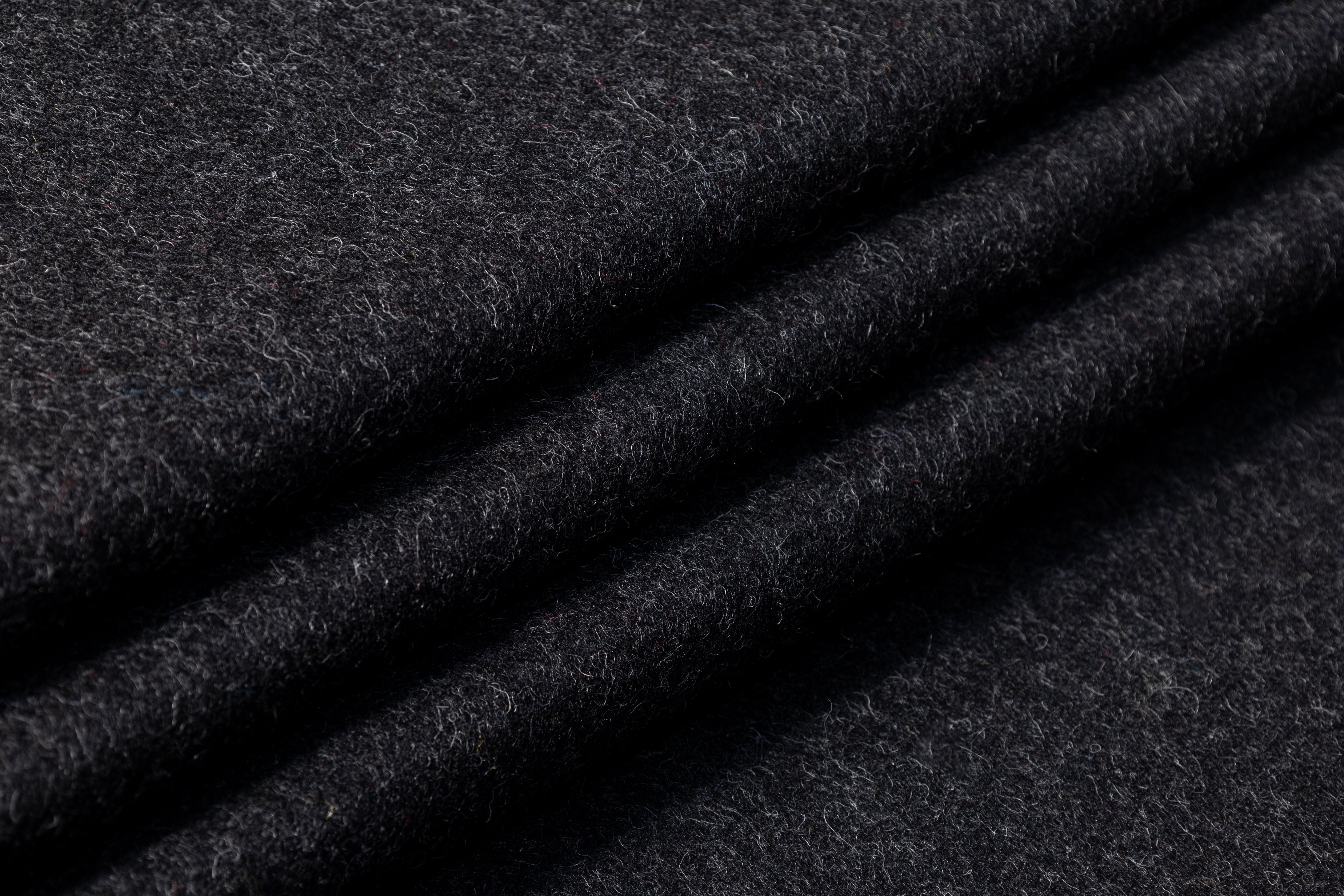 Wool Nylon Felt - Charcoal Gray
