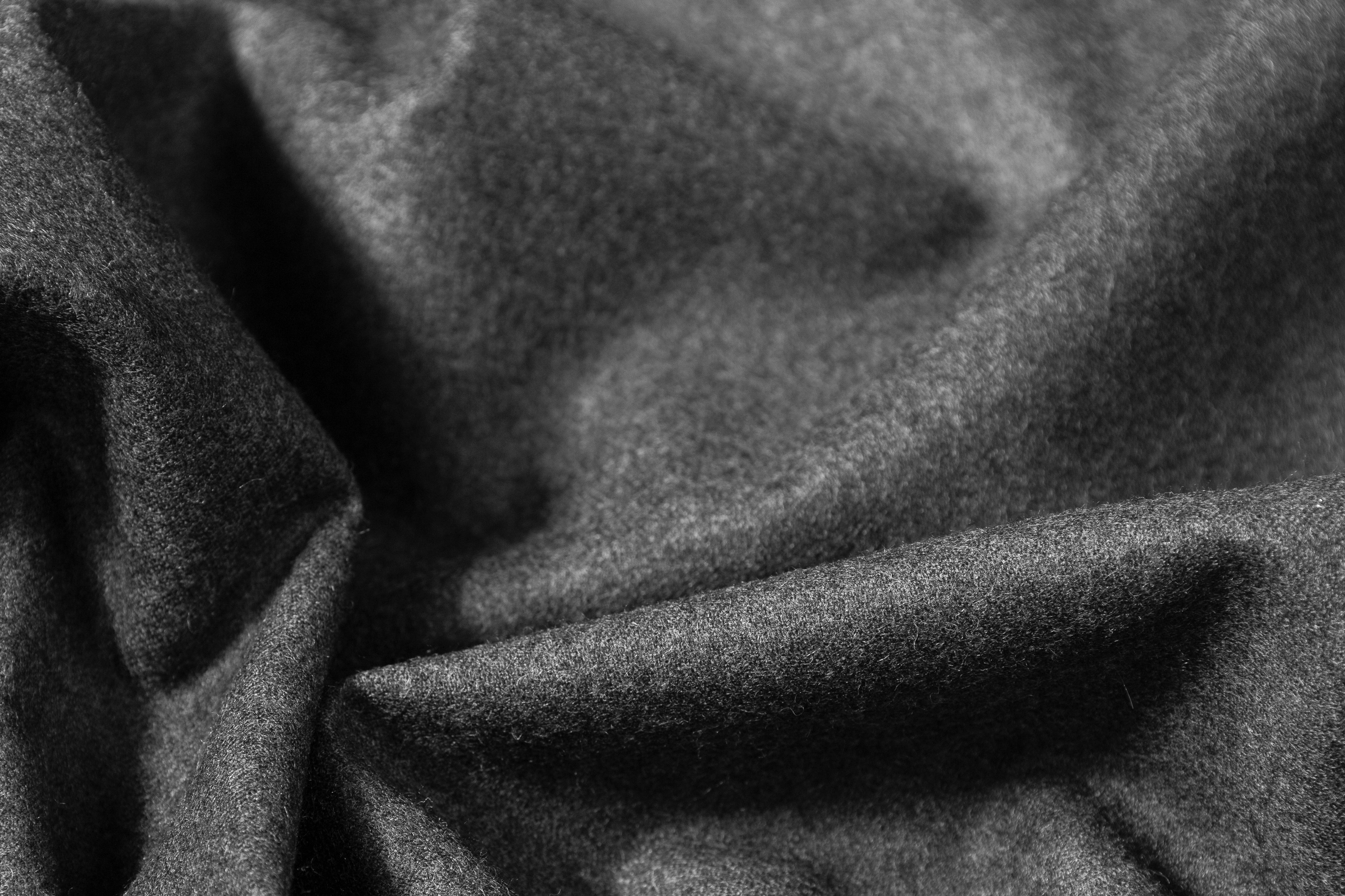 Italian Wool Flannel Suiting - Gray